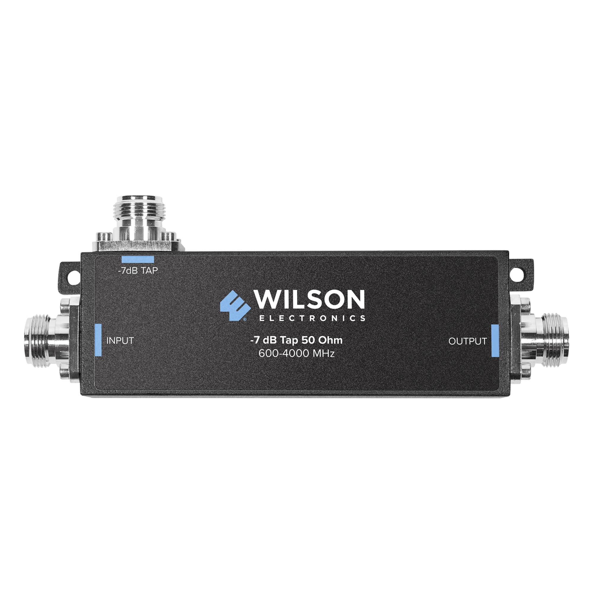 Separador TAP / -7 dB / 575-6000 MHz / N Hembra / 50 Ohm / IP65 / 0.58 x 0.26 x 0.10 ft — WILSONPRO / WEBOOST · SKU 859-120