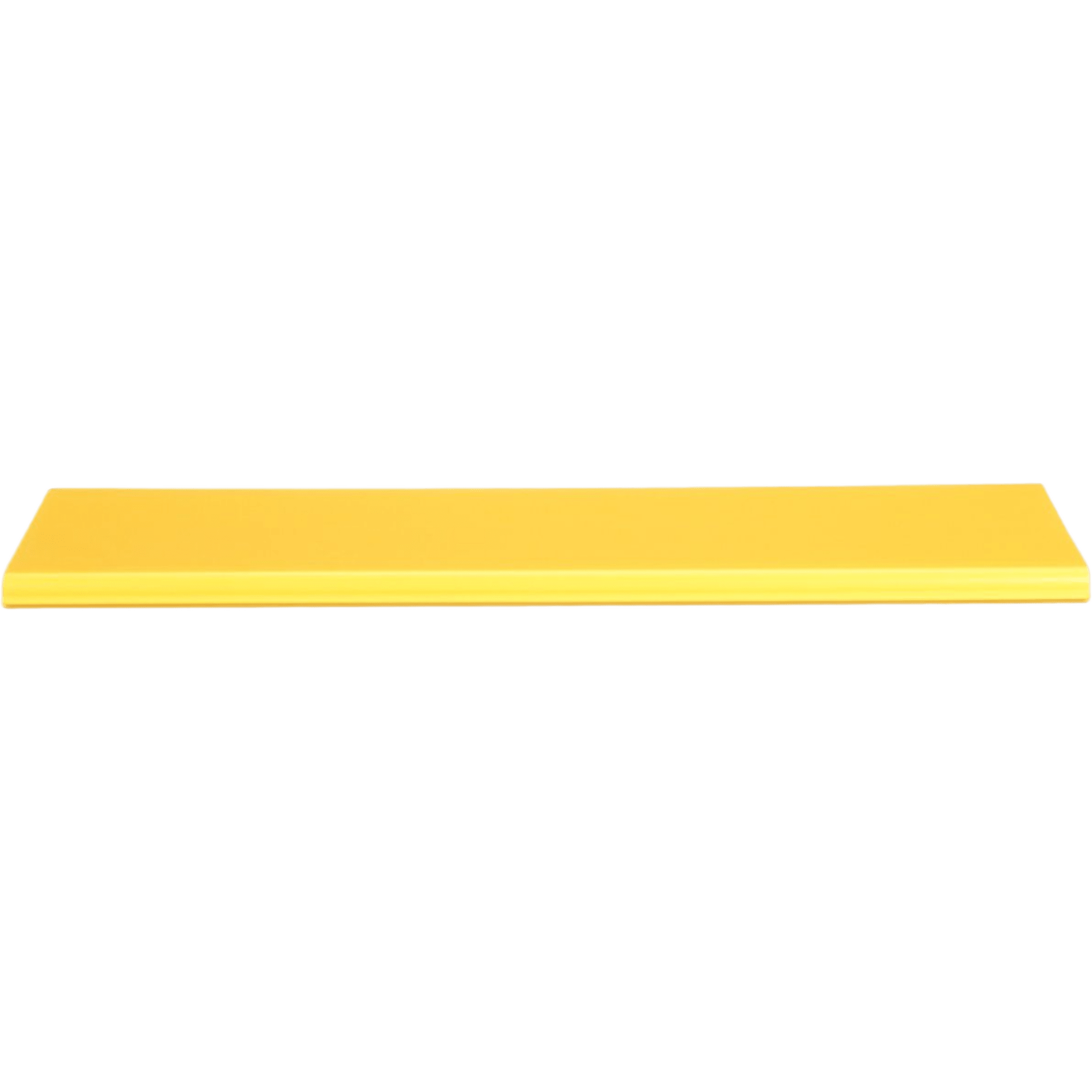 Tapa Con Bisagra a Presión Para Canaleta FiberRunner™ FR6X4YL2, de PVC Rígido, Color Amarillo, 2 m de Largo
