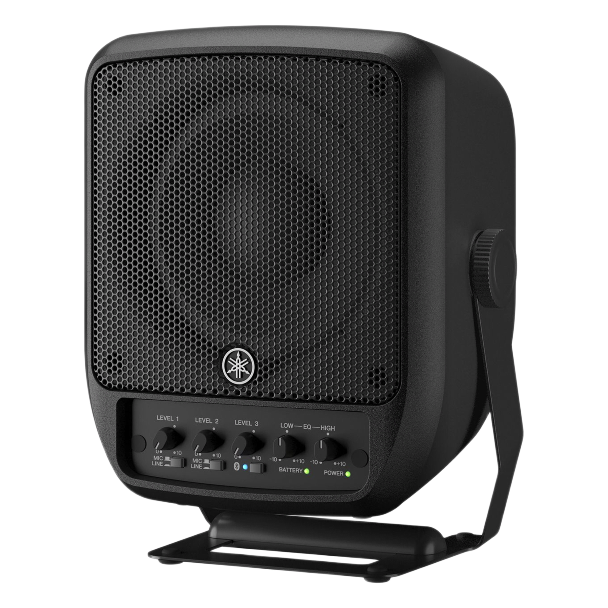 Sistema PA Portátil / 100 W RMS / Driver Coaxial 6.5" + Tweeter 1.4" / Mixer 3 Canales / Bluetooth / Batería 60 Wh hasta 6 h / SPL 120 dB — YAMAHA · SKU STGP100BTRSET