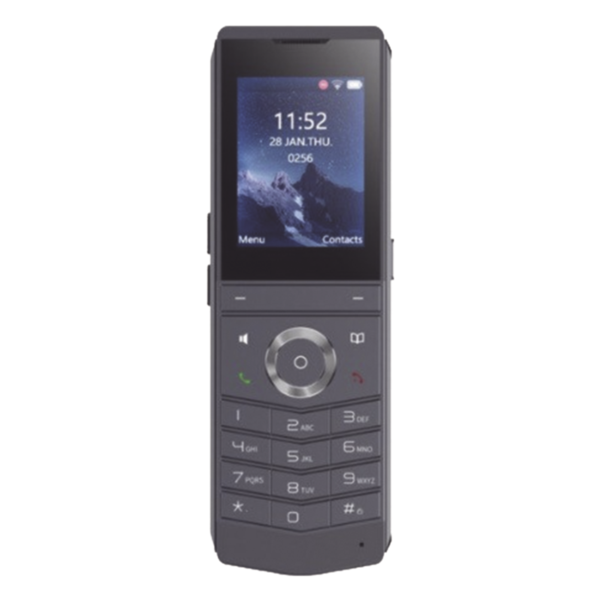 Teléfono IP Wi-Fi Portátil / Wi-Fi 6 Dual Banda / IP67 / Bluetooth 5.0 / Batería 1900 mAh / Pantalla 2.4'' — FANVIL · SKU W611W