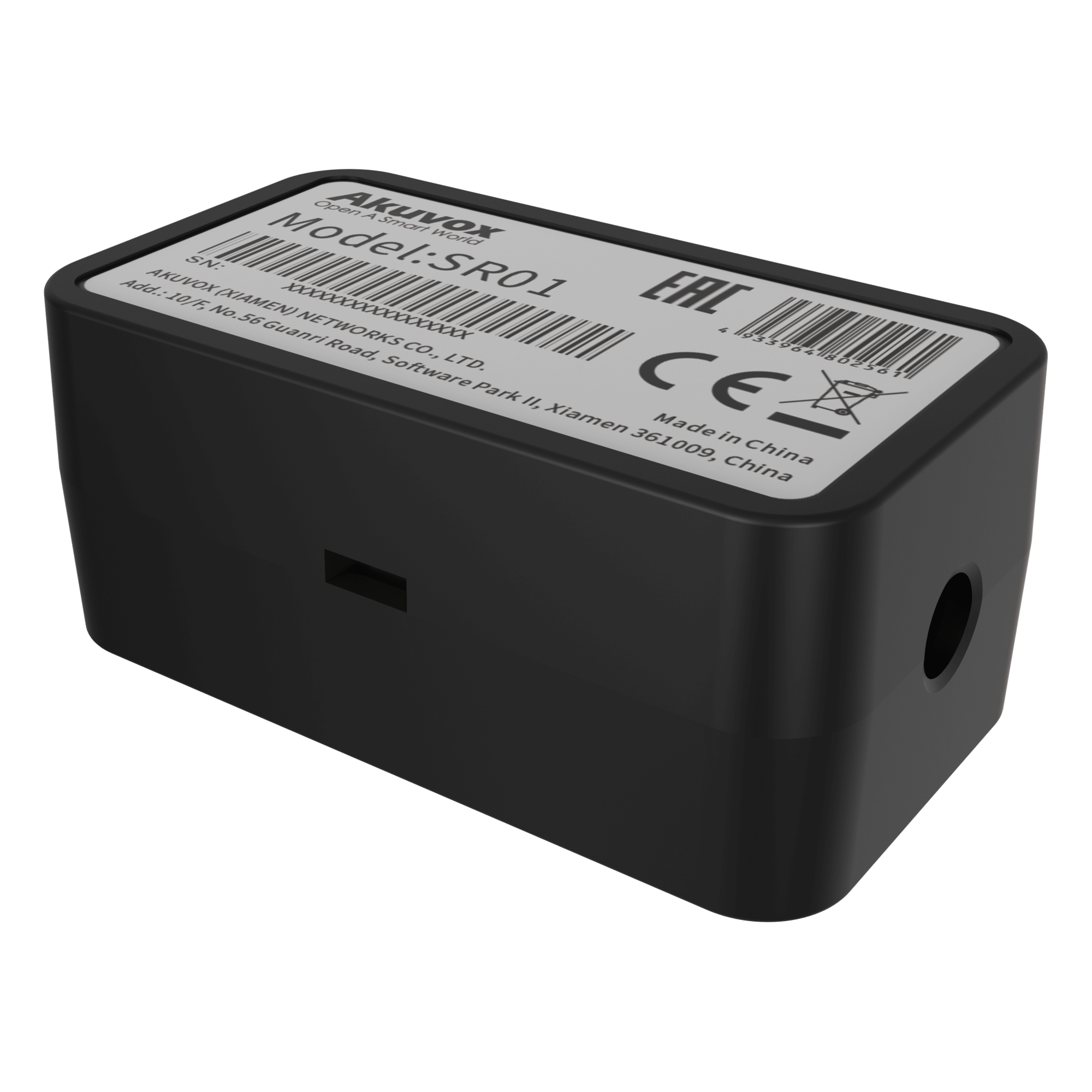 Módulo I/O para Control de Puerta / Comunicación Encriptada RS-485 / 1 Salida Relay NO/COM/NC / 1 Entrada Botón de Salida / Temperatura -20°C ~ +60°C / Interior