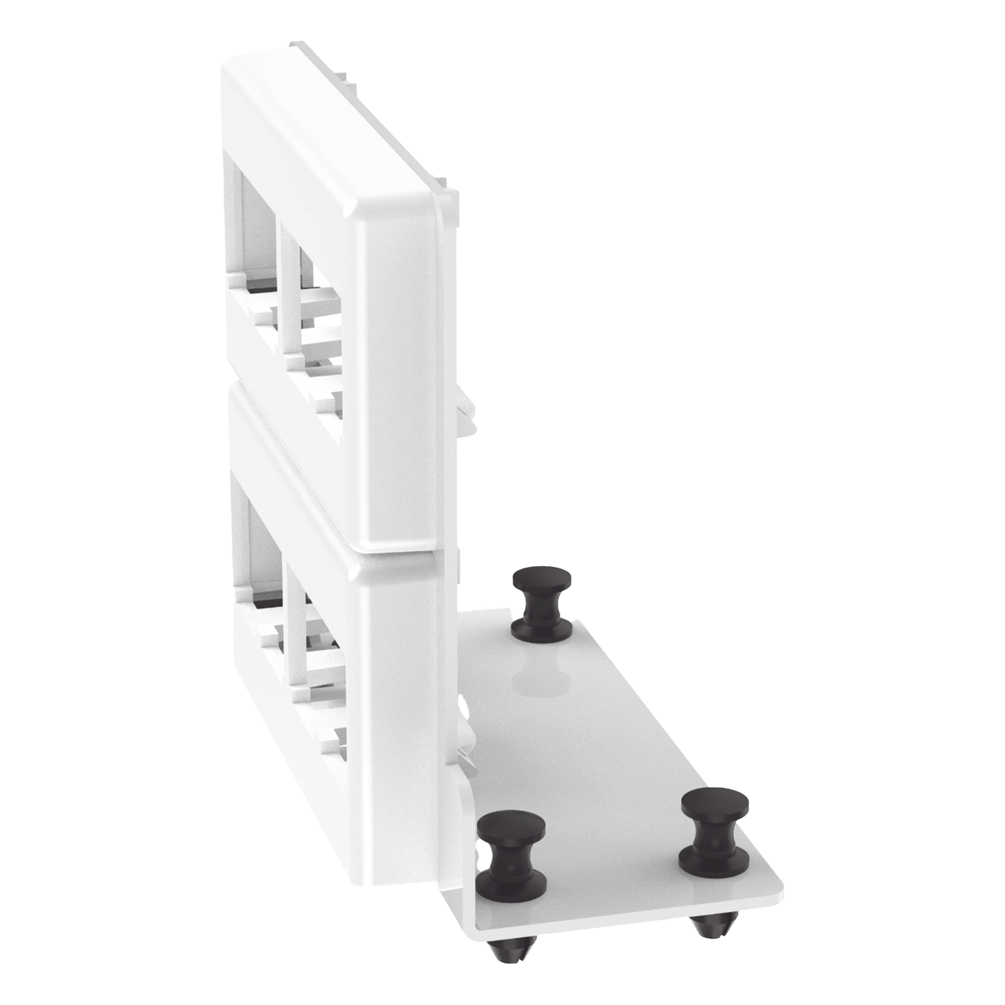 Patch Panel / 8 Puertos Mini-Com / Acero Calibre 18 / Instalación Push/Pull / Gabinete Multipropósito