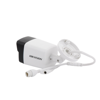 Bala IP 2 Megapixel / Lente 2.8 mm / Micrófono Integrado / 30 mts IR EXIR / Exterior IP66 / H.265 / PoE / ONVIF / MicroSD