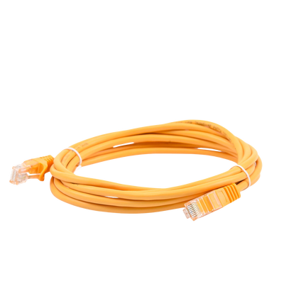 Cable de Parcheo UTP Cat5e - 3.0 Metros (9.84 Pies) - Amarillo