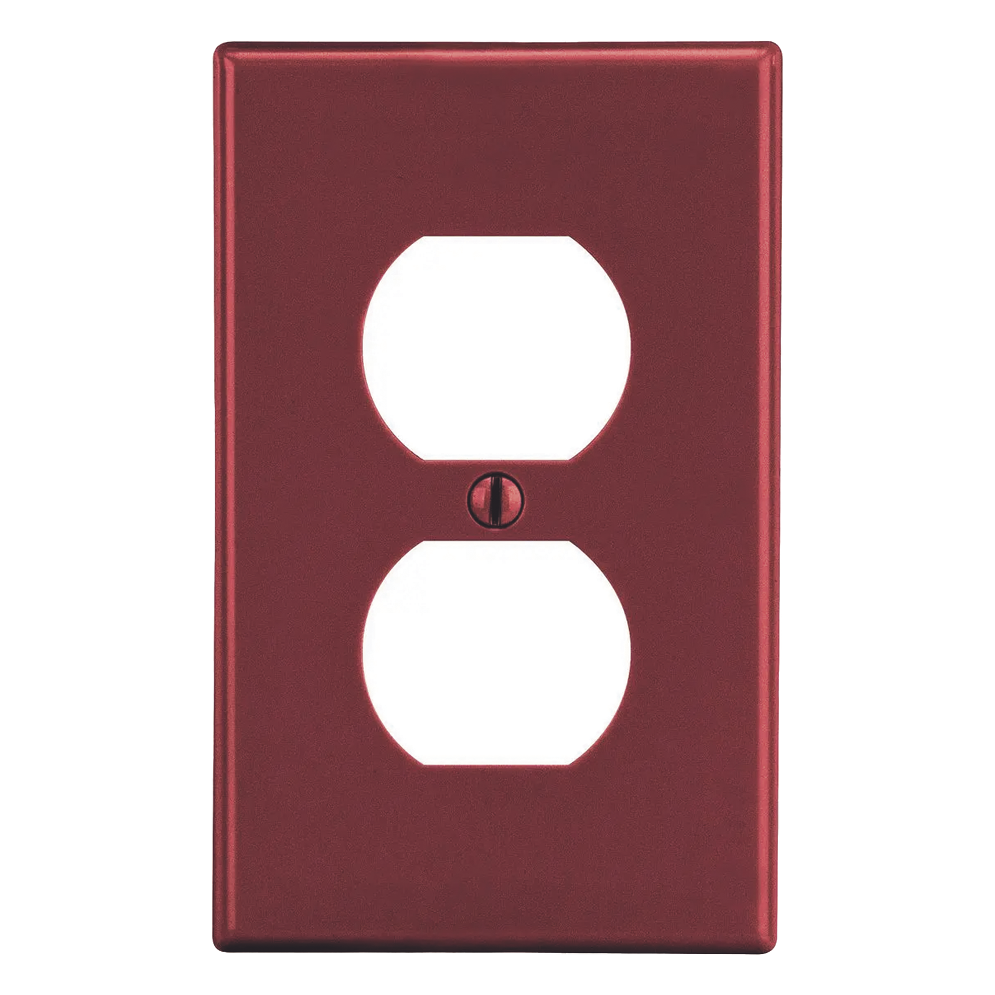 Placa de Pared / Duplex / Policarbonato / 4.63 x 2.88 x 0.25 in / Vertical / UL 94 V2 — HUBBELL · SKU HUB-P8R