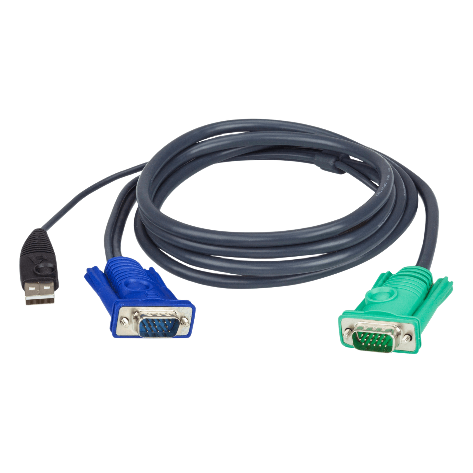 Cable KVM | USB con SPHD | 3 en 1 | De 3 m