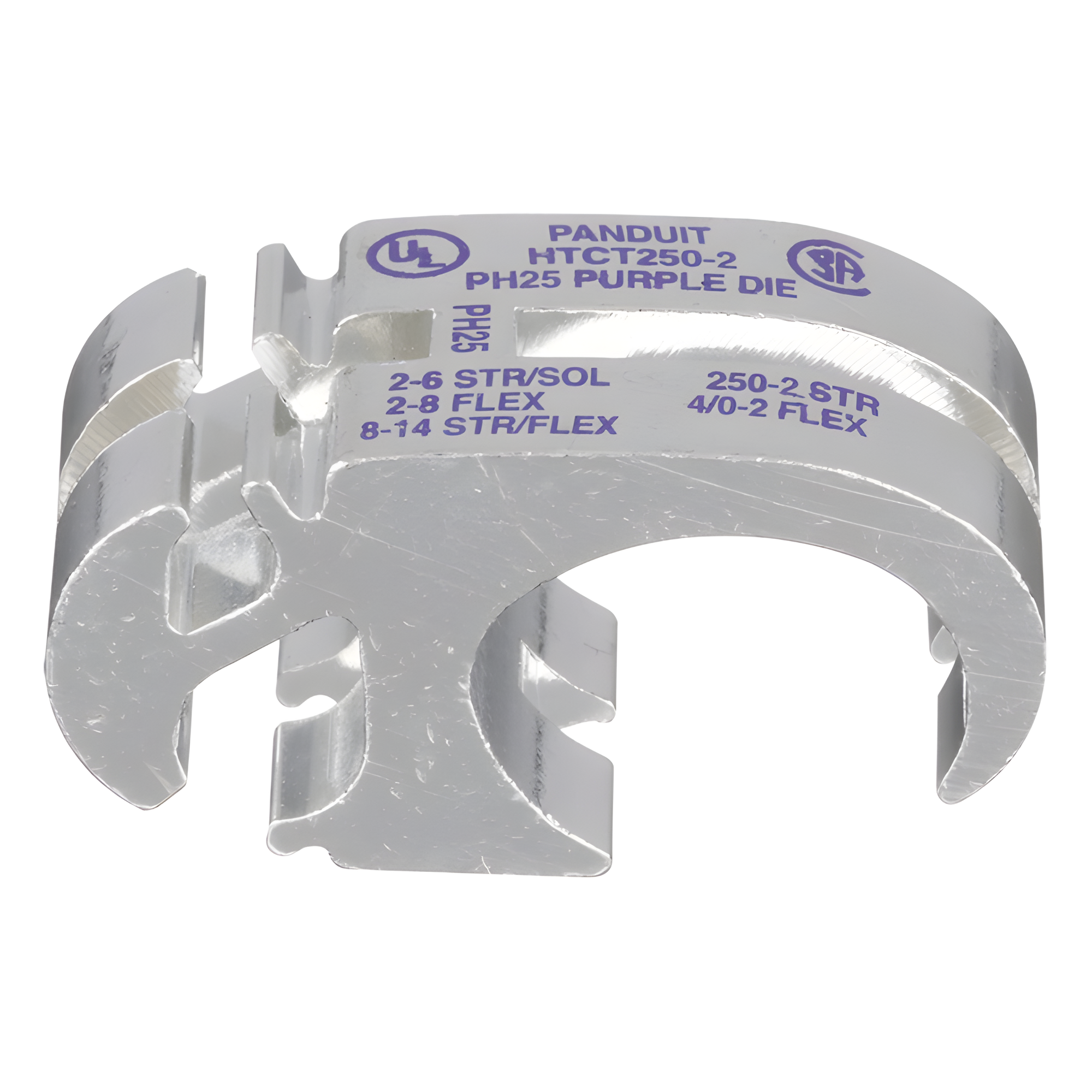Conector de Compresión / Derivaciones Múltiples / 250 Kcmil a 2 AWG / Acero Inoxidable / 600 V / Diseño Ranurado