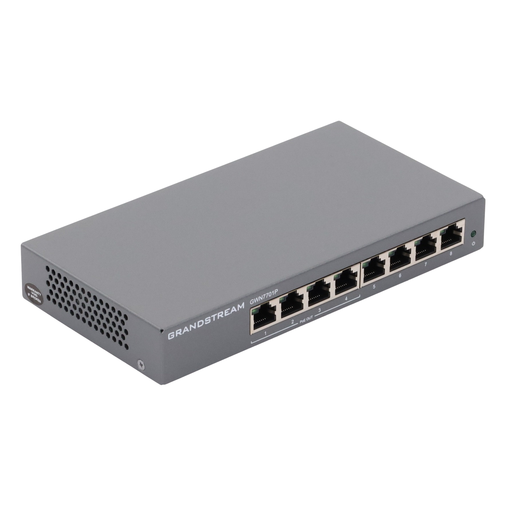 Switch PoE+ Gigabit No Administrable / 8 Puertos 10/100/1000 Mbps / 4 Puertos PoE+ 60W / 16 Gbps / 8K MAC