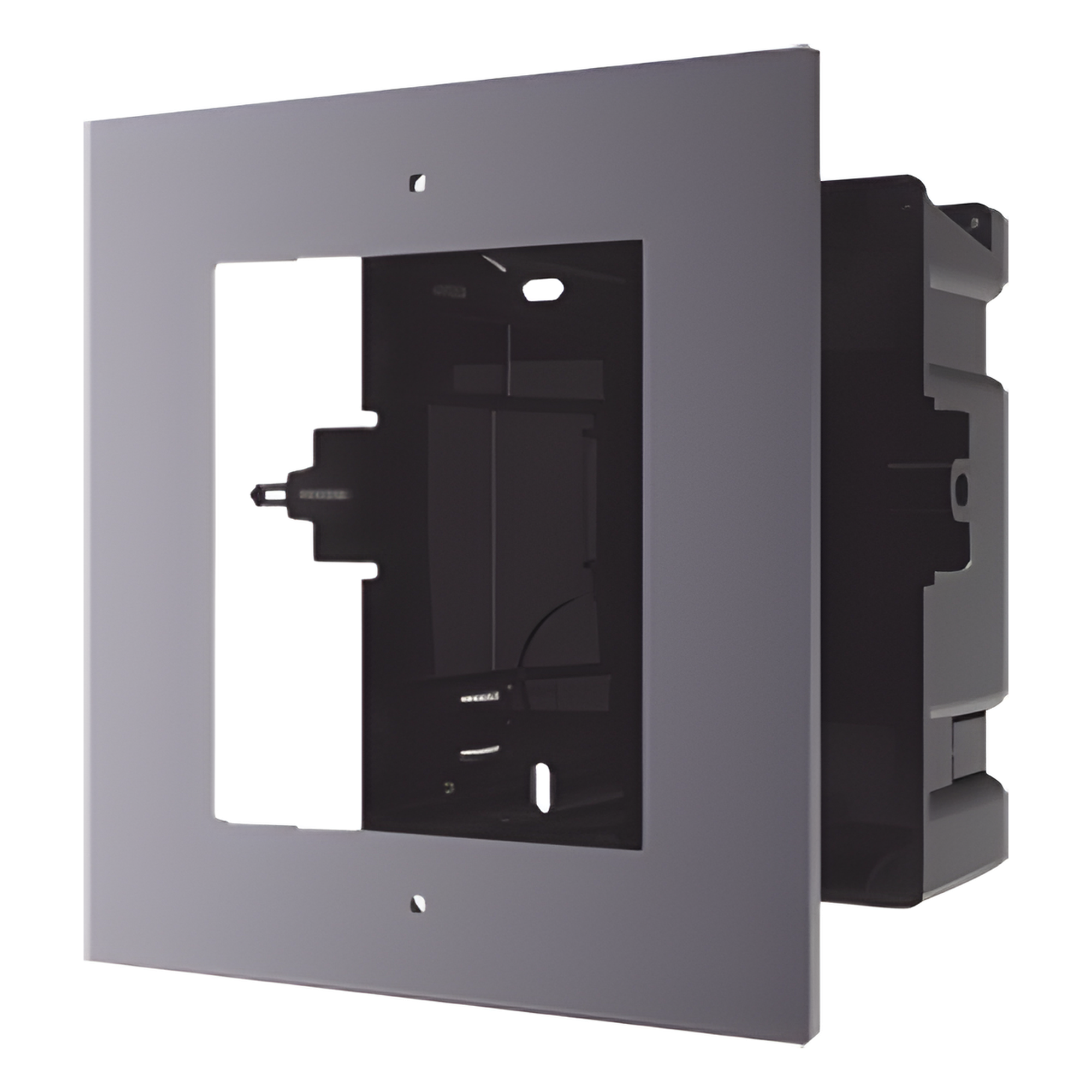 Base empotrable / Marco de instalación / Aluminio y plástico / -40°C a +60°C / 5.28 x 5.31 x 2.20 pulgadas — HIKVISION · SKU DS-KD-ACF1