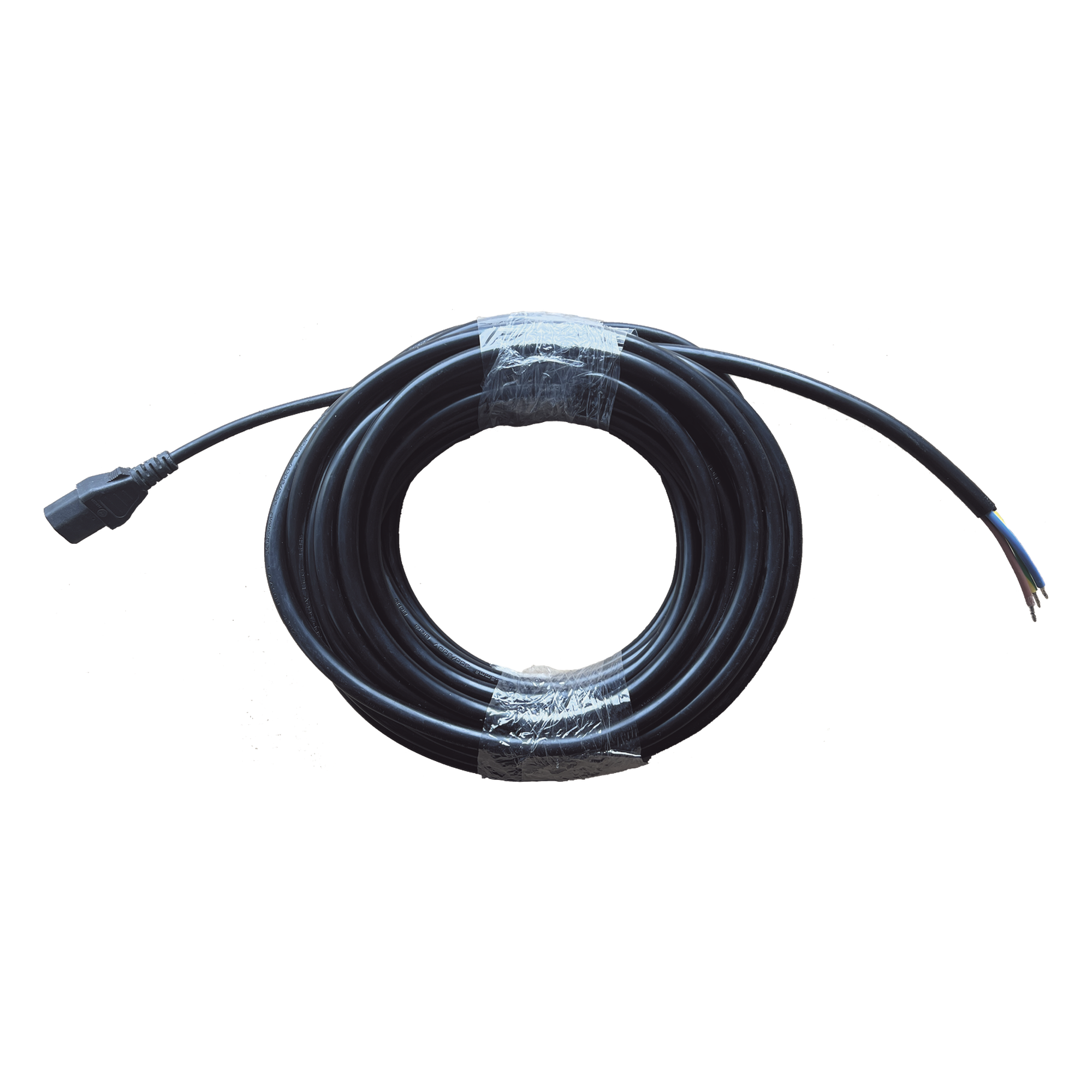 Kit de Cables de Corriente / Cable Principal 10 m (32.8 ft) / Interconexión Superior 37 cm / Interconexión Inferior 1.1 m (3.6 ft) / Para Paneles LED Videowall — HIKVISION · SKU DS-D42CS-1F/PC