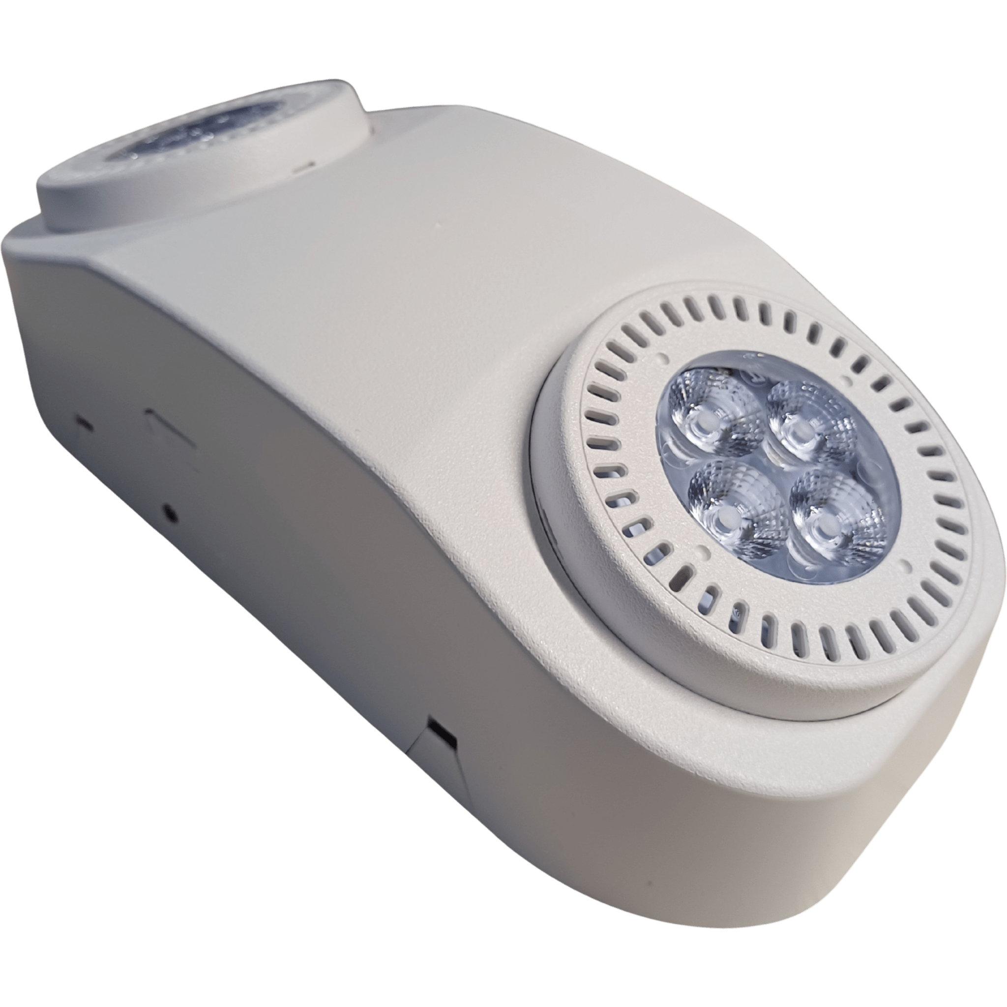 Luminaria de Emergencia LED / 700 Lúmenes / 5000K / Autonomía 90 min / Entrada Universal 120-277 VAC / 2 Cabezales Ajustables / IP Interior