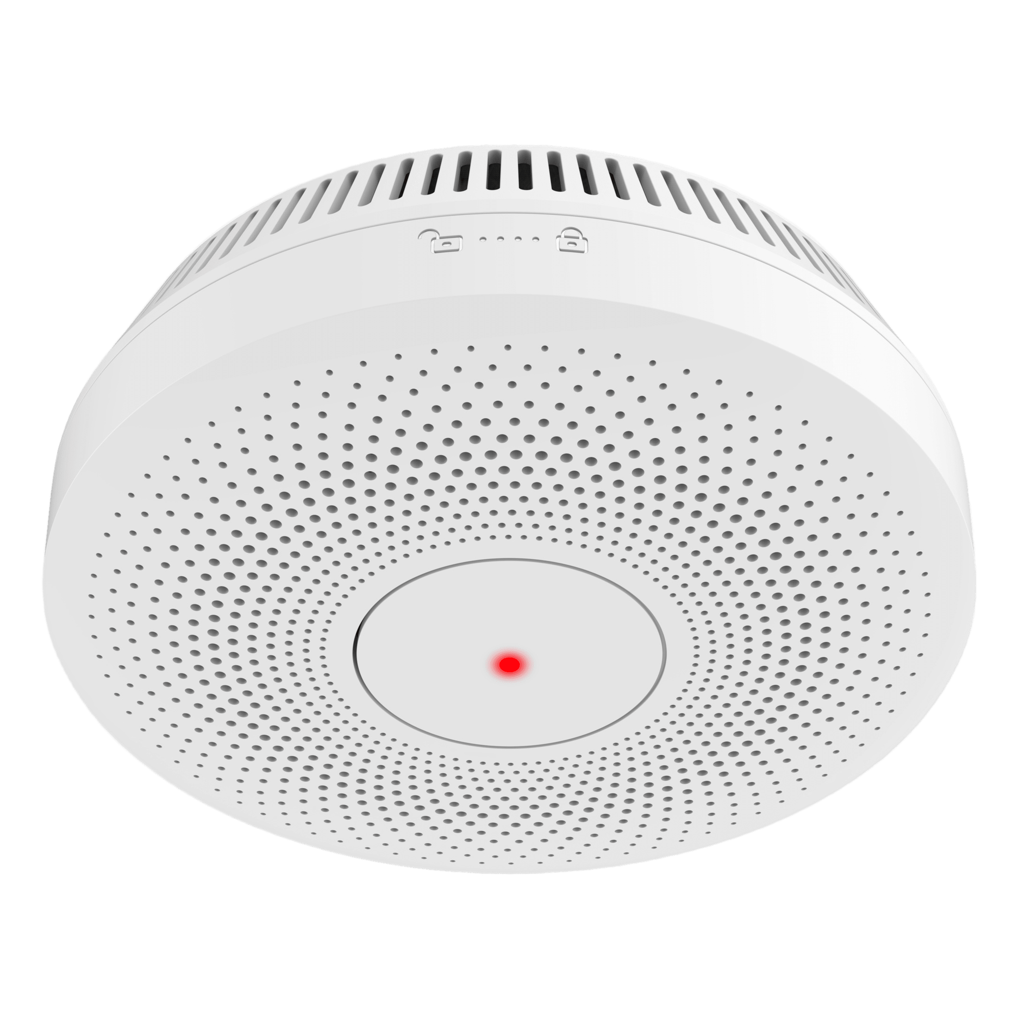 Detector de Humo Interconectable / Doble Sensor de Luz / Alarma 85 dB / Batería Litio 10 Años / Interconexión 30 Dispositivos / Montaje en Techo — HIKVISION · SKU HF-S3E-R