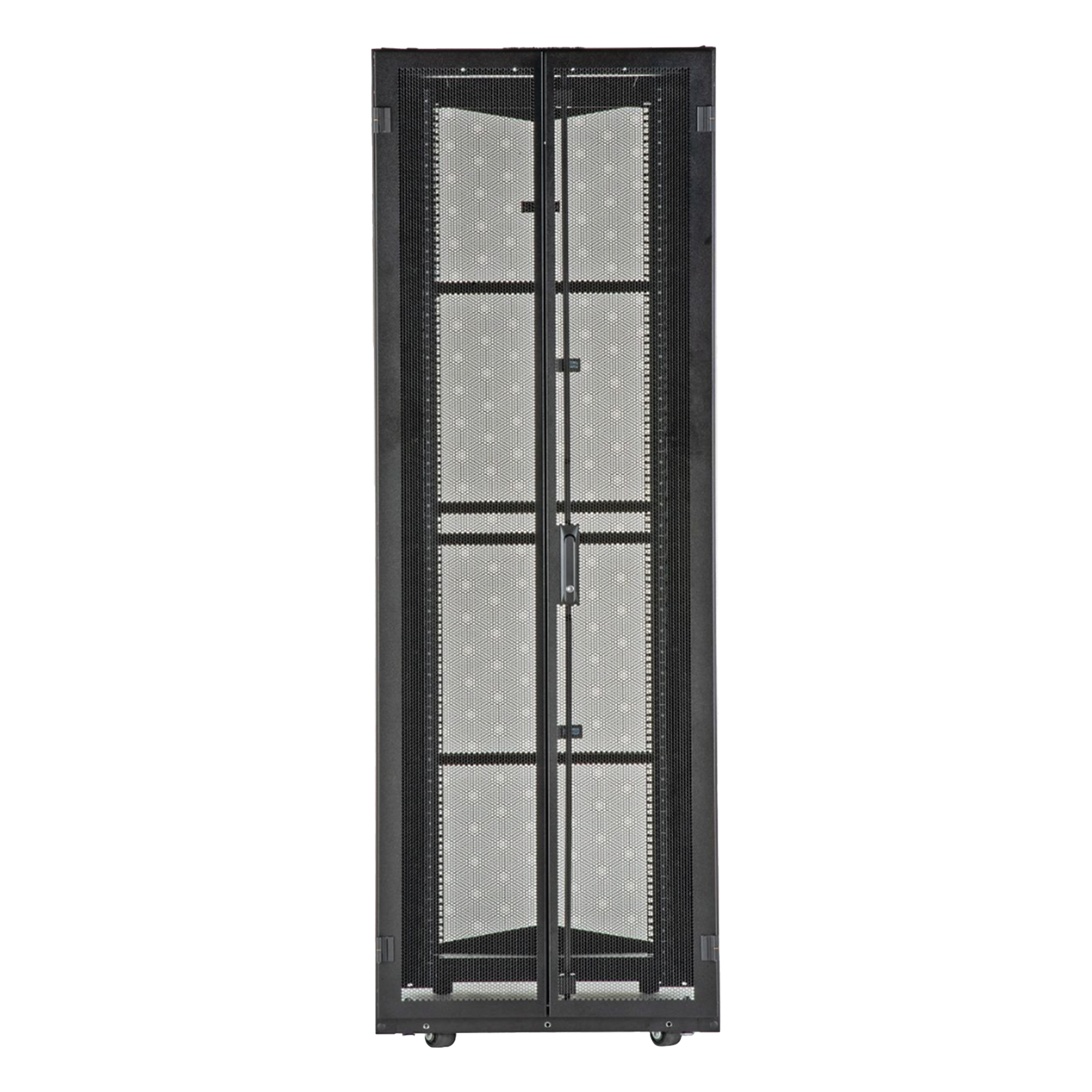 Gabinete para Centros de Datos / 42 UR / 800 mm (2.62 ft) Ancho / 1070 mm (3.51 ft) Profundidad / Acero / Negro