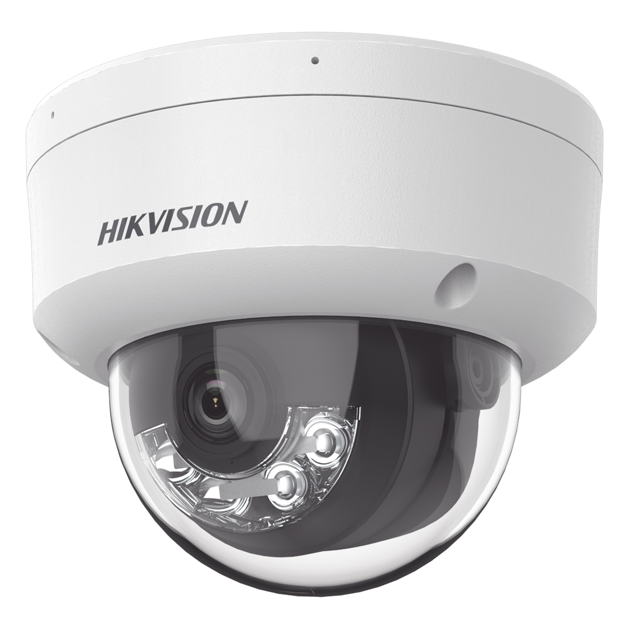 Cámara Domo IP / 2 Megapixel / Dual Light 30 m (98.4 ft) / Lente 2.8 mm / 103° / IK08 / IP67 / PoE / Micro SD 512 GB — HIKVISION · SKU DS-2CD1123G2-LIU(F)