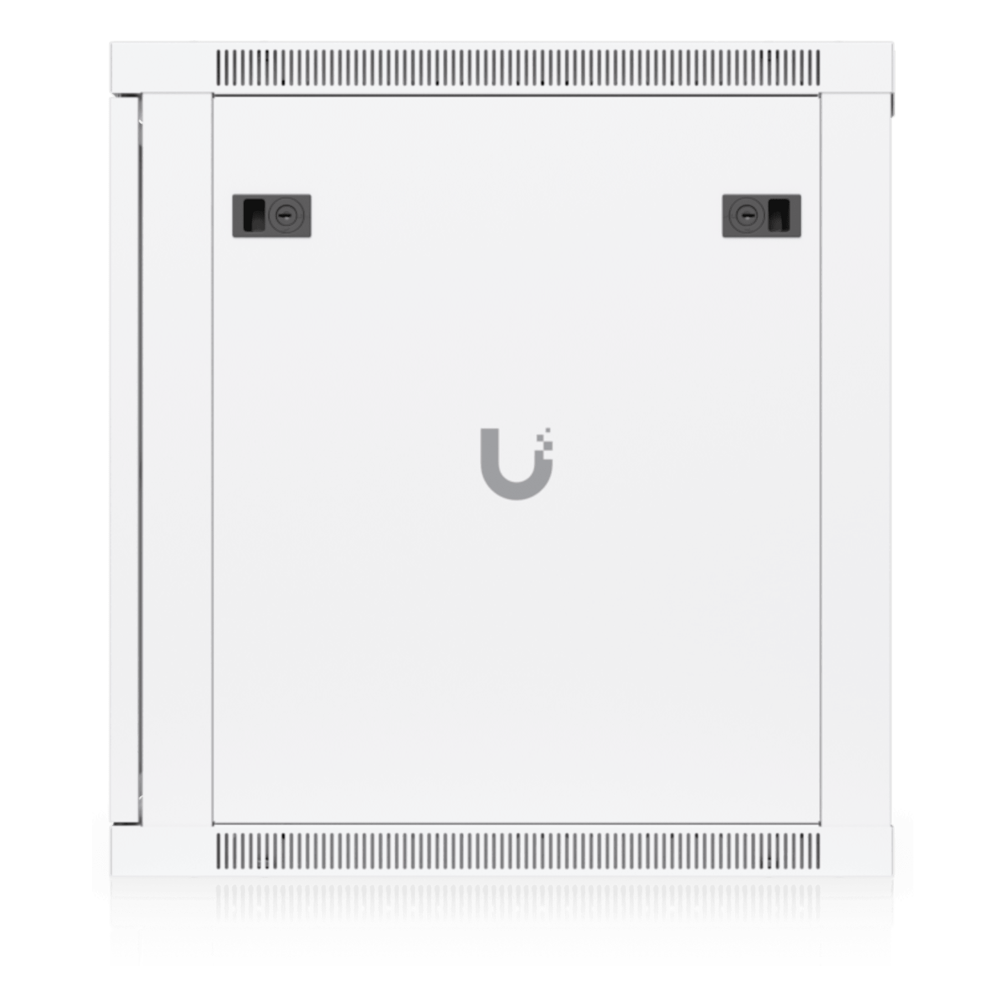 Gabinete Rack 12U / Montaje en Pared / 4 Postes / Vidrio Templado / Carga 80 kg (176 lb) / 598 × 600 mm