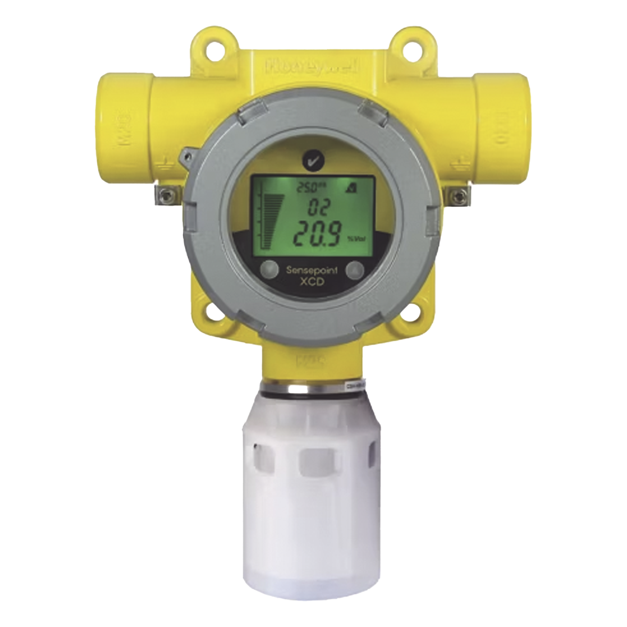 Detector Fijo de Gas Combustible / Sensor de Perla Catalítica 0 a 100% LEL / Salida 4-20 mA Sink/Source / 3 Relevadores / Modbus / IP66 — HONEYWELL ANALYTICS · SKU SPXCDULNFX