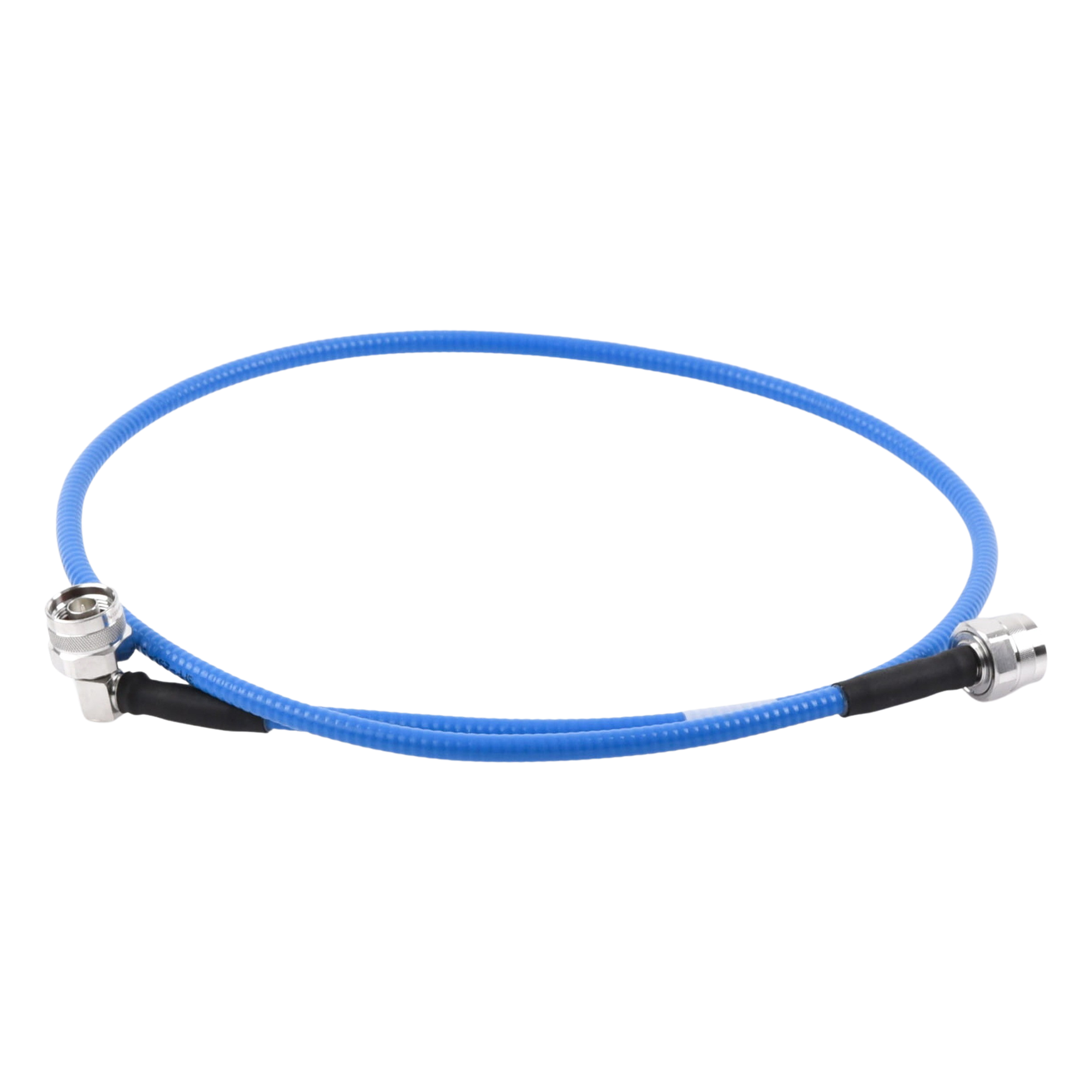 Cable RF Coaxial Plenum / SSP-250-LLPL / 1/4" (6.35 mm) / 1 m (3.28 pies) / N Macho a N Macho / Bajo PIM ≤-155 dBc / 0-6 GHz / Blindaje >100 dB