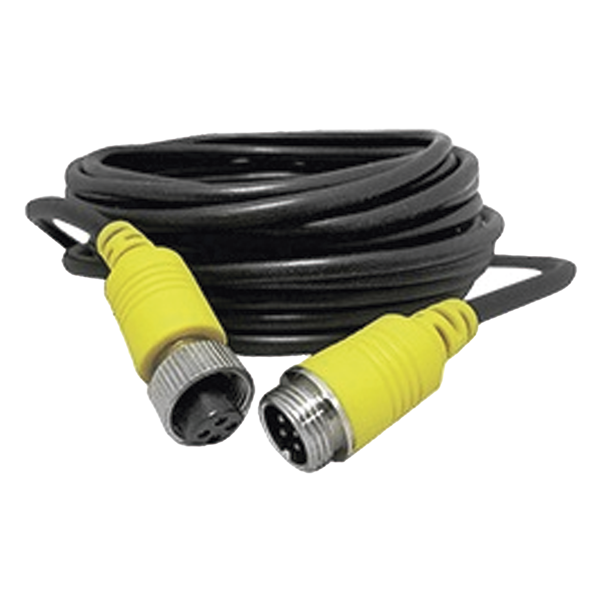 Cable Extensor para Videovigilancia Móvil / 11 m (36.1 ft) / Conector Aviación / Triple Transmisión VVA / Anti-Vibración / AHD y Analógico — EPCOM · SKU XMREXT11MV3