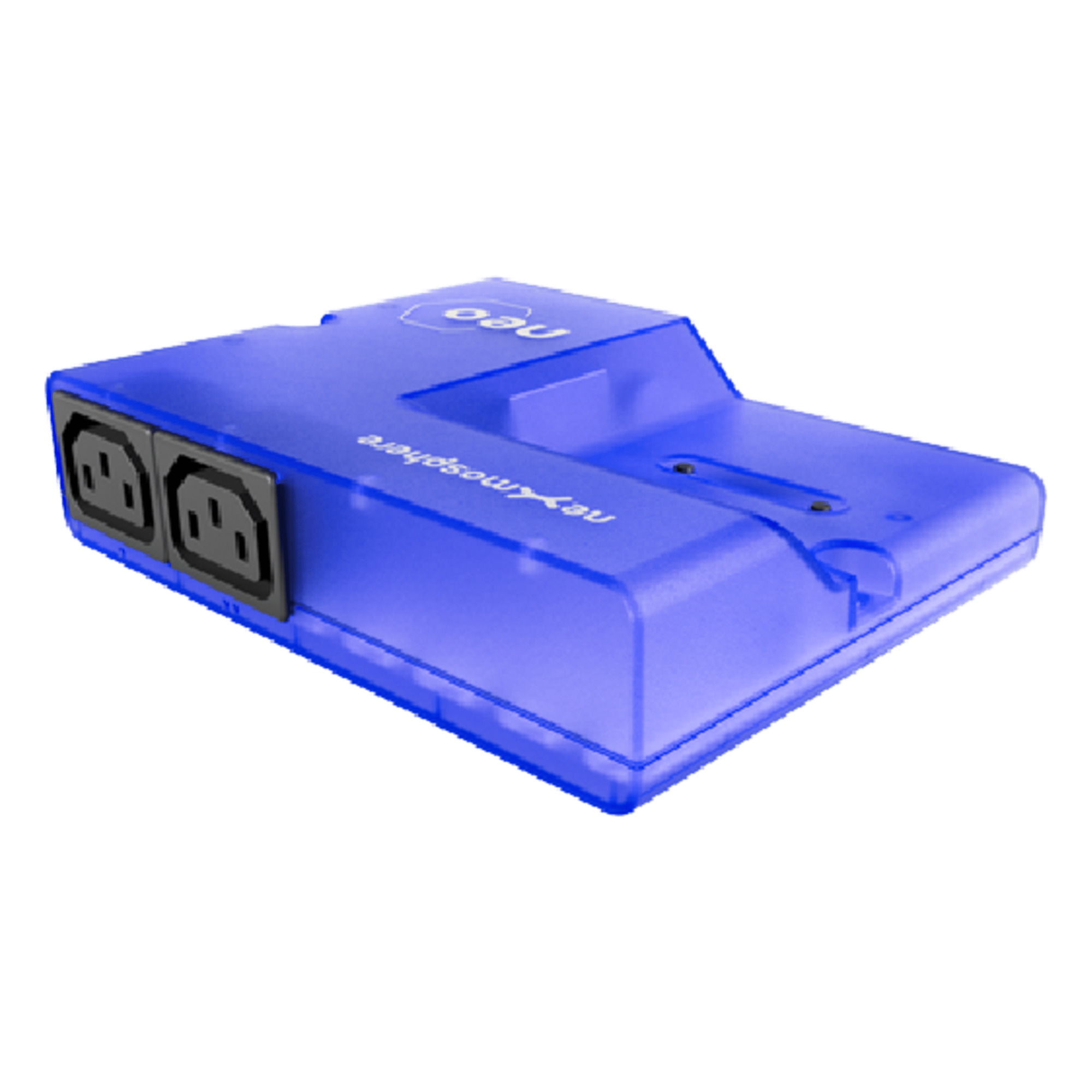 Controlador de Potencia / 2 Salidas C13 10 A / Medición Individual V-A-W-kWh / 4 Puertos X-Talk / USB-C API Serial / 100-240 VAC — NEXMOSPHERE · SKU NEO-320