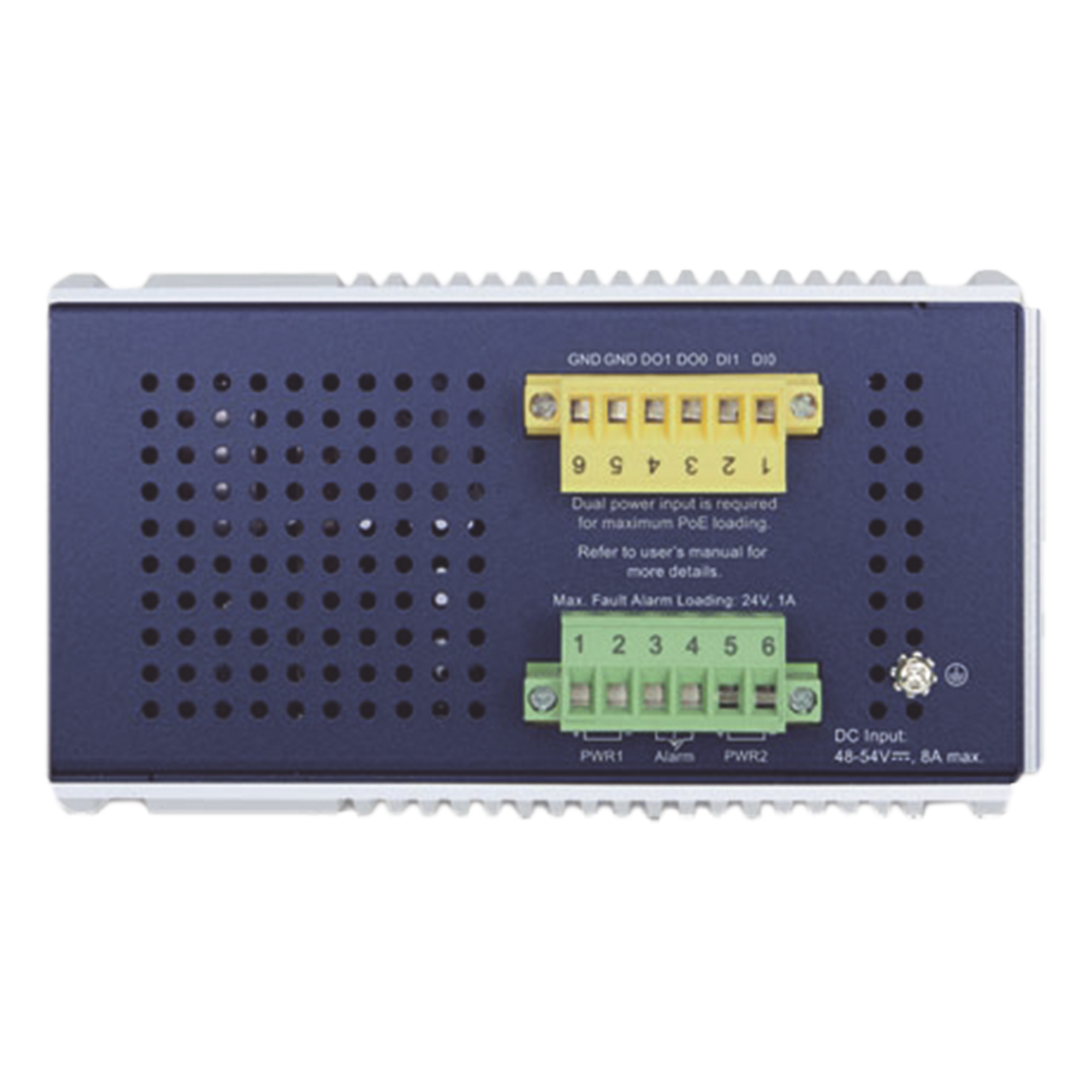 Switch Industrial Administrable Capa 3 / 8 Puertos PoE Gigabit 802.3bt / 2 Puertos SFP 1G/2.5G / 2 Puertos SFP 10G / IP30 / -40 a 75°C / 0.25 x 0.44 x 0.50 ft
