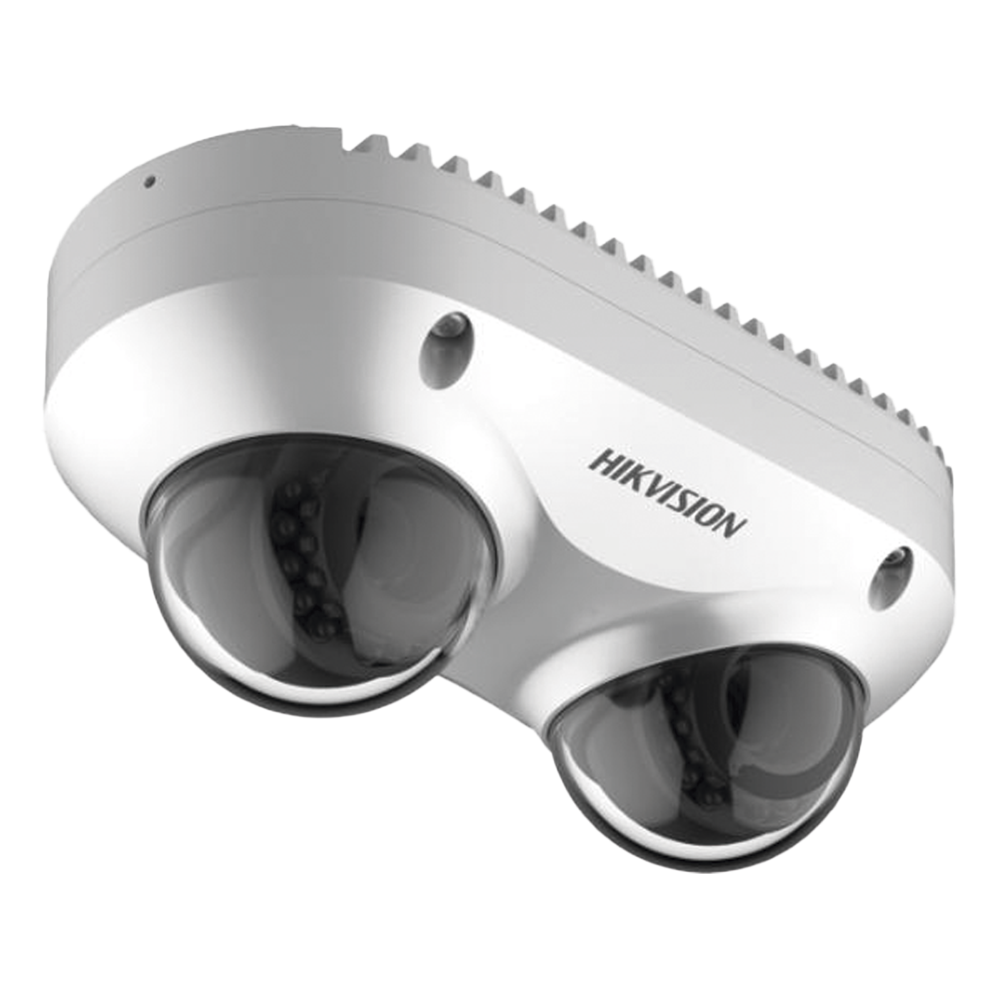 Cámara Panorámica Dual / 4 MP por Lente / 2.8 mm Fijo / IP67 / IK10 / PoE / WDR 120 dB / 10 m (32.8 ft) IR / Audio y Alarma I/O / MicroSD 256 GB — HIKVISION · SKU DS-2CD6D42G0-IS