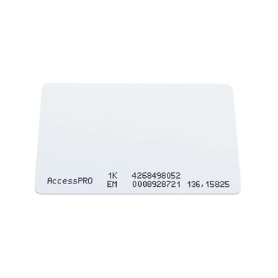 Tarjeta Dual / Proximidad 125kHz EM / MIFARE 13.56MHz 1K / CR80 ISO / 85.6 x 54 x 1 mm — ACCESSPRO · SKU ACCES-COMBI-CARD