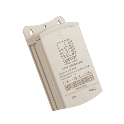Fuente de Poder para Exterior / 12 Vcc / 2 Amp / 1 Salida / Voltaje de Entrada de 100 - 240 VCA 