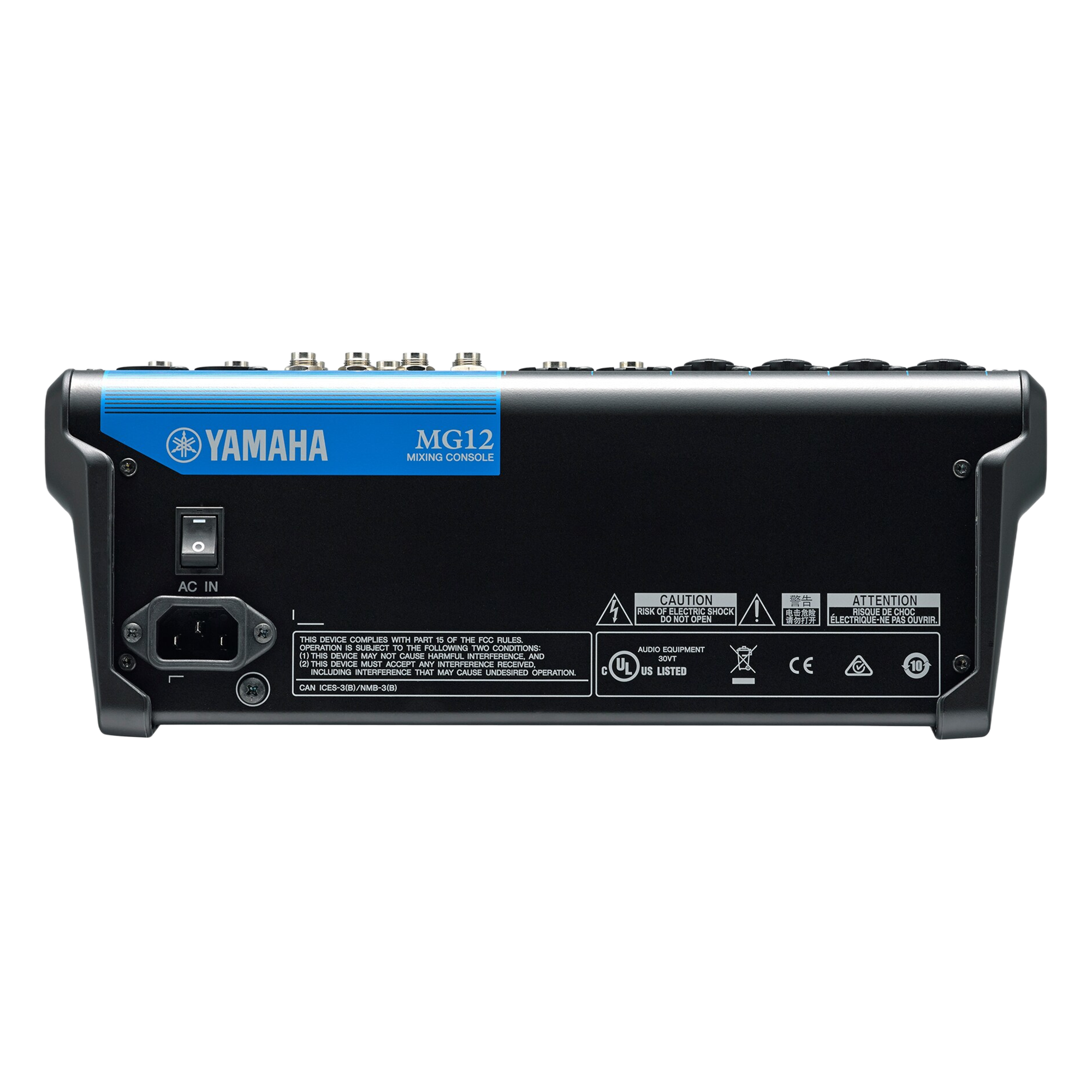 Mezcladora de Audio Analógica / 12 Canales / 6 Entradas Micrófono-Línea / 2 Buses de Grupo / Preamplificadores D-PRE / Compresores de 1 Mando