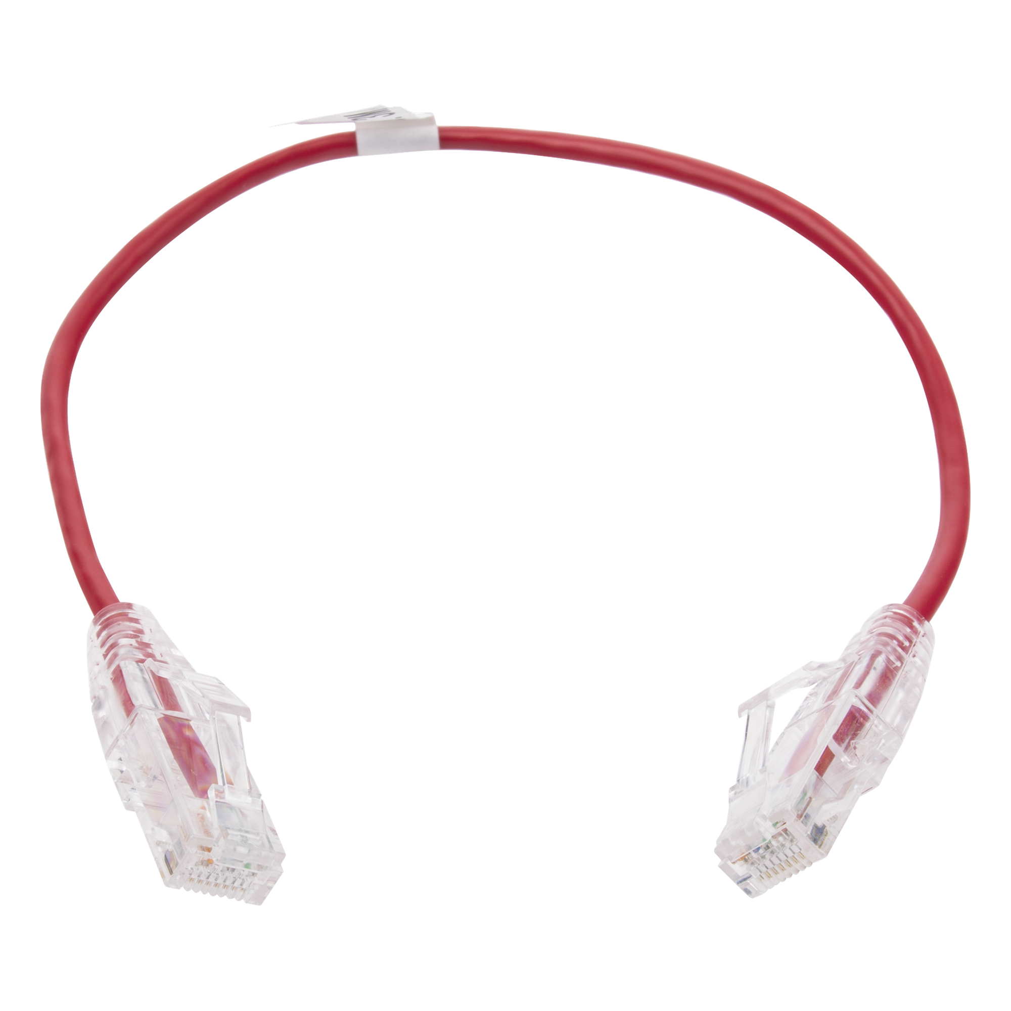 Cable de Parcheo / UTP Cat6 / 30 cm (0.98 ft) / 28 AWG / Slim / Rojo — LINKEDPRO BY EPCOM · SKU LP-UT6-030-RD28