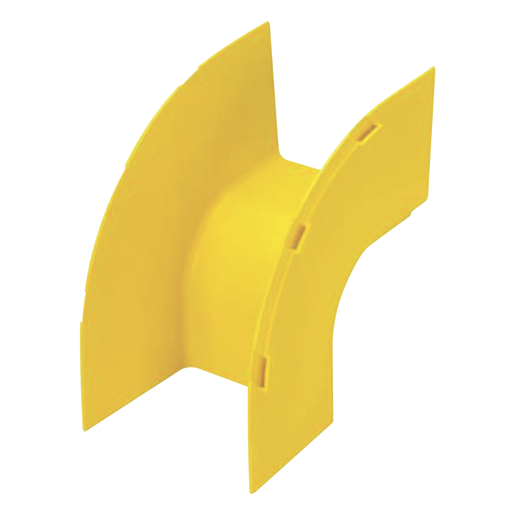 Bajada Vertical Exterior 90° / Canaleta 4x4 / Radio Curvatura 50.8 mm / PC/ABS / Amarillo — PANDUIT · SKU FROVRA4X4LYL