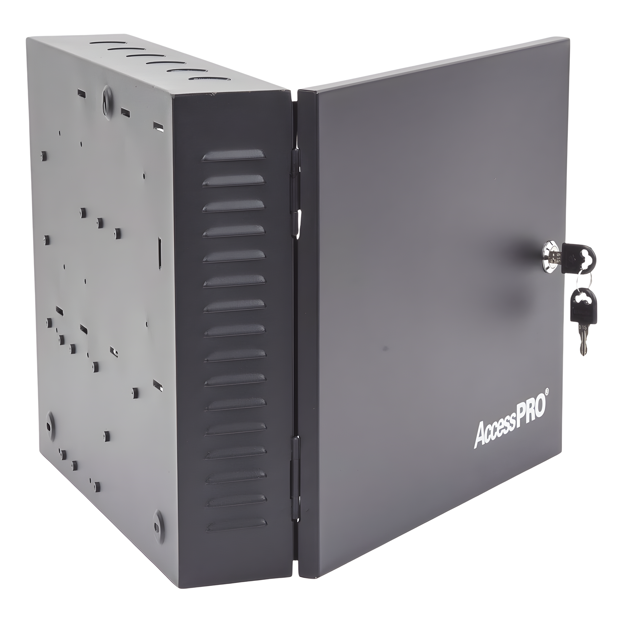 Controlador de Acceso / 4 Puertas / Biometría Integrada / 3,000 Huellas / Compatible con Sistemas de Elevadores (10 Pisos) / Incluye Gabinete y Fuente de Alimentación 12Vcc/5A 
