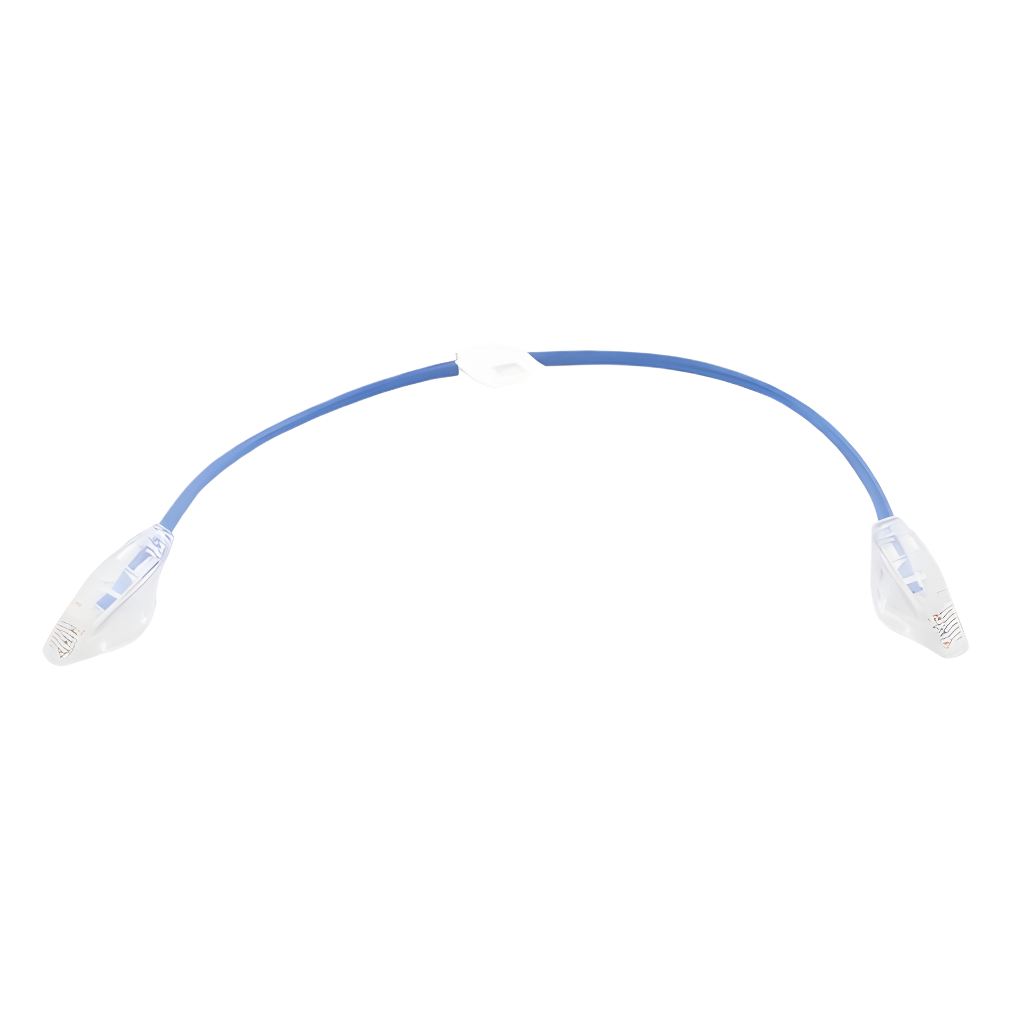 Cable de Parcheo Slim UTP Cat6 - 30 cm (11.81 Pulgadas) Azul Diámetro Reducido (28 AWG)