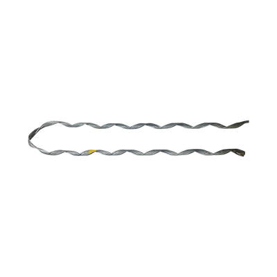 Remate Preformado de Acero Galvanizado para fibra Mini-ADSS, Diámetros 6-7 mm (Estructura de 4 hilos con Polvo Abrasivo) 