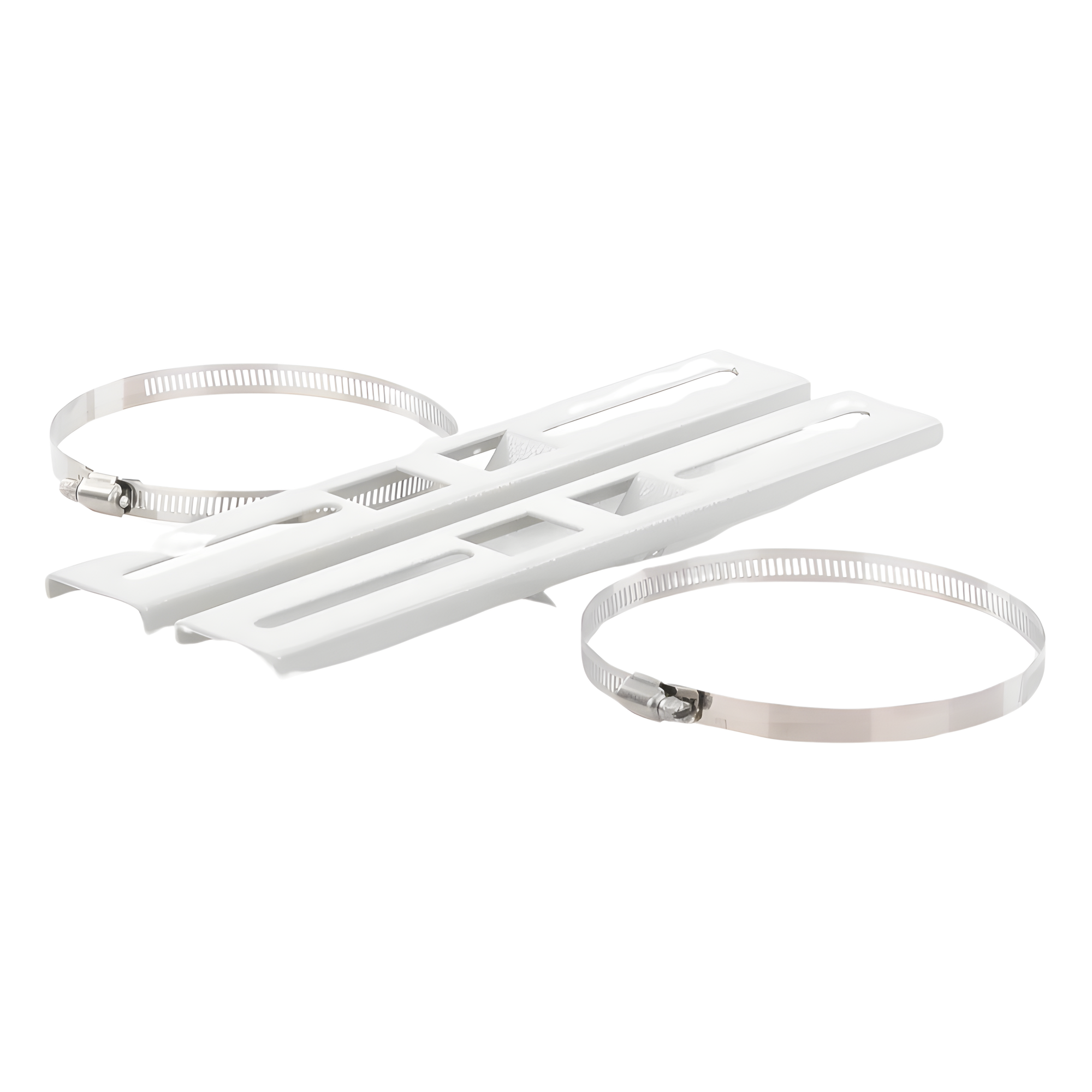Montaje de Metal para Poste Universal / Ajuste 115-280 mm / Carga 30 kg / Ángulo 45° / Acero con Pintura Electroestática / 300x44 mm (0.98x0.14 ft)