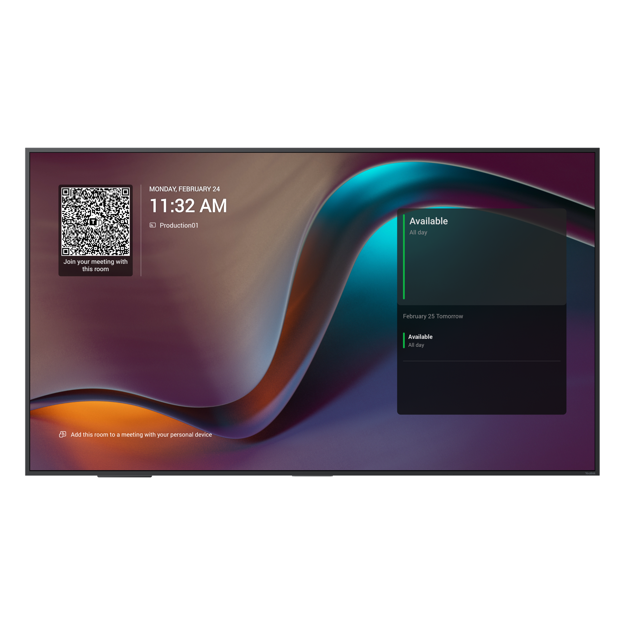 Pantalla Profesional / 65" / 4K UHD IPS / Wi-Fi 6 Dual Band / Bluetooth 5.1 / HDMI 2.0 x3 / Integración MTR