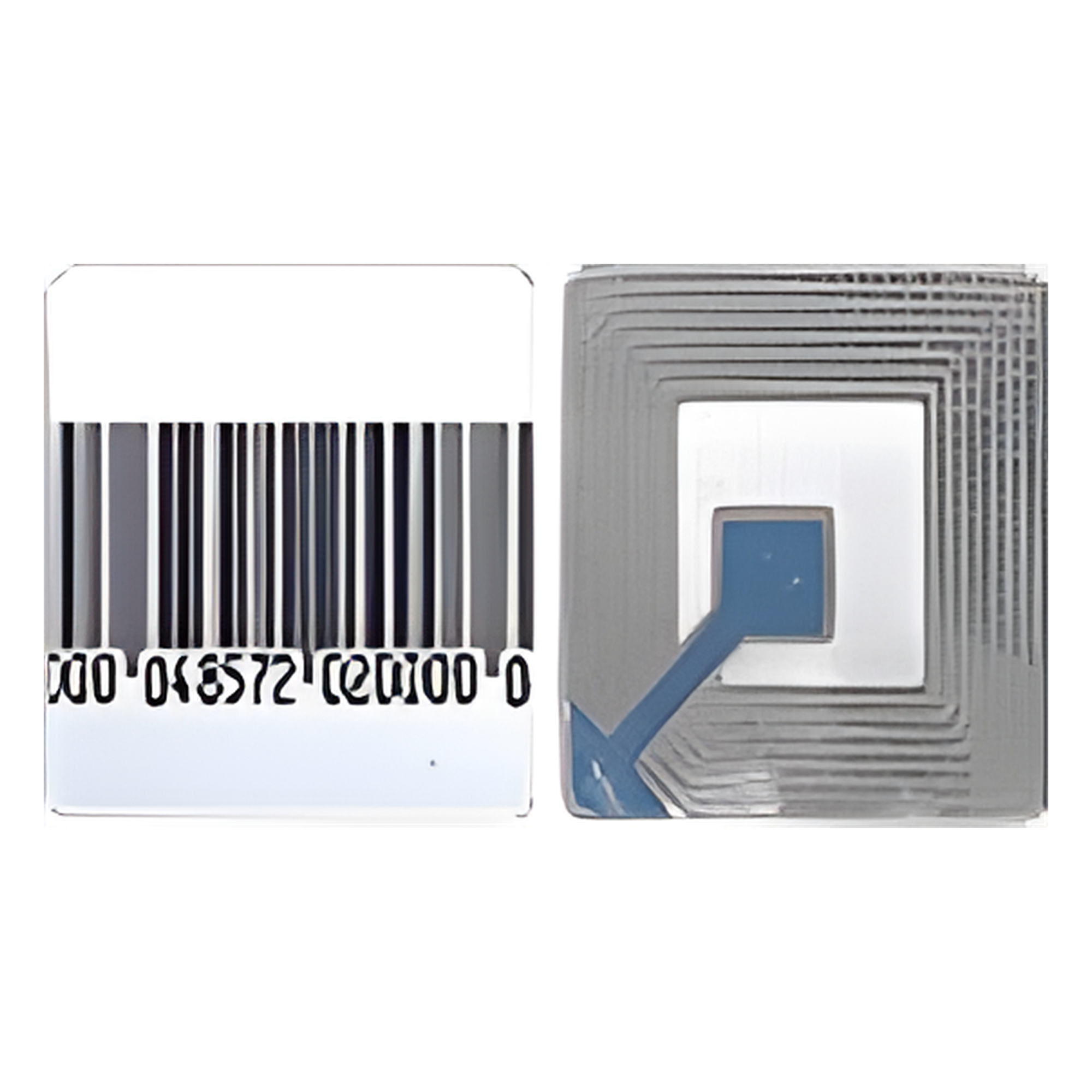 Tags RF antihurto / 8.2 MHz / 40 x 40 mm / 1.57 x 1.57 in / Papel desechable / Alcance 90-120 cm — Century · SKU GF4040H