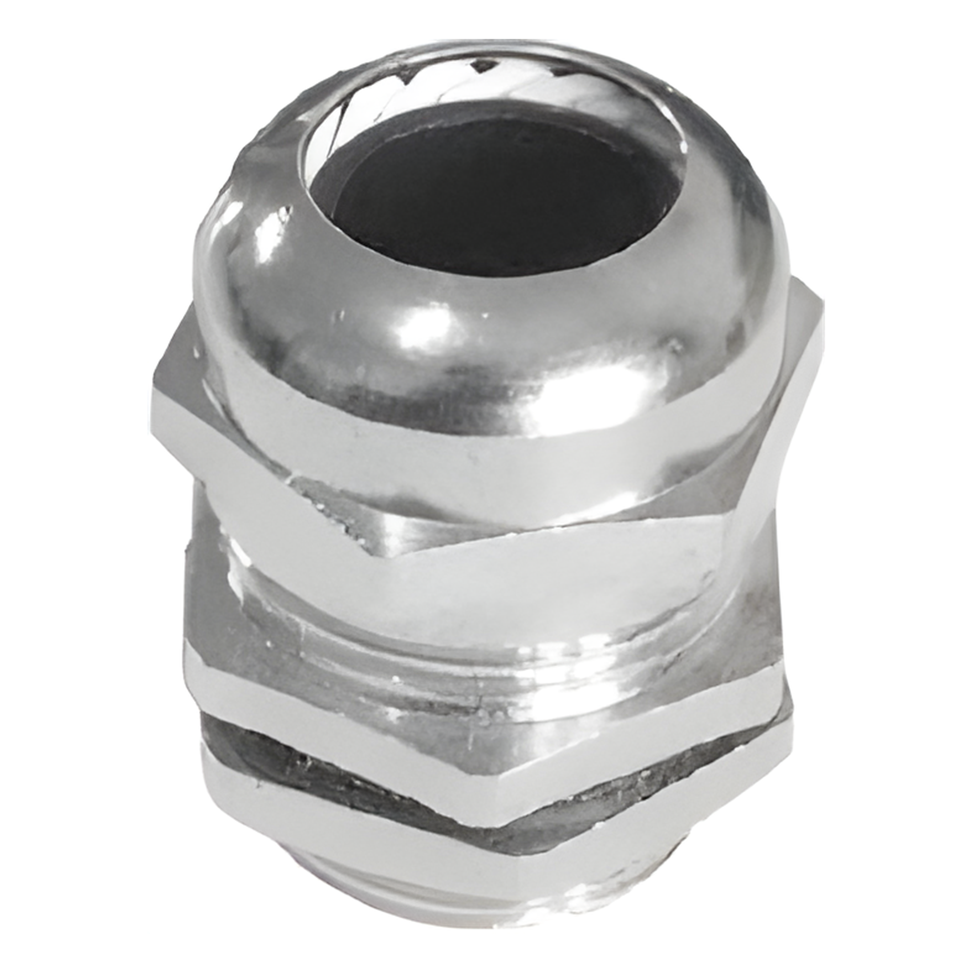 Conector Tipo Glándula / Latón Niquelado / IP68-10 / Rango 18-25 mm / Rosca M40 x 1.5 / -40℃ a 100℃ — TXPRO · SKU TXG-BM-40X1.5