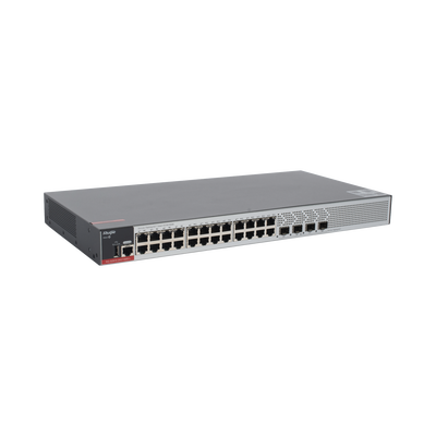 Switch Empresarial, Administrable L2+, 24 Puertos Gigabit y 4 Puertos Uplink SFP 2.5G