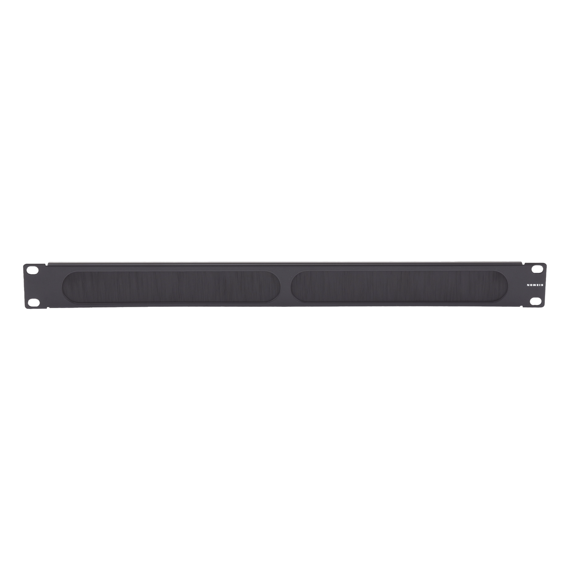 Panel Ciego para Rack 19" / Cepillo de Nylon para Paso de Cables / Aislamiento Térmico / 1UR / Aluminio 0.060" / EIA/TIA-310-E