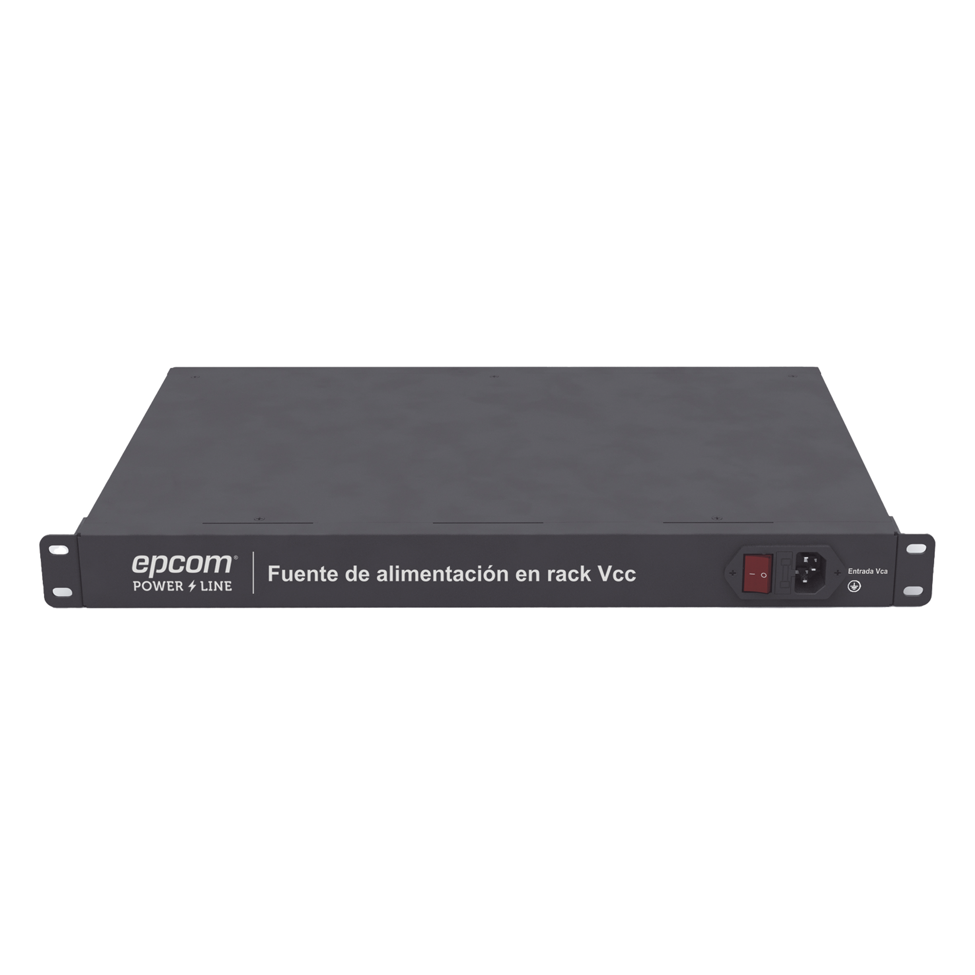 Fuente de Alimentación Rack 19" / 16 Puertos / 12 VDC / 600W / 20A Total / 2.5A por Puerto / Voltaje Regulable con Display — EPCOM POWERLINE · SKU RK-12DC-20A