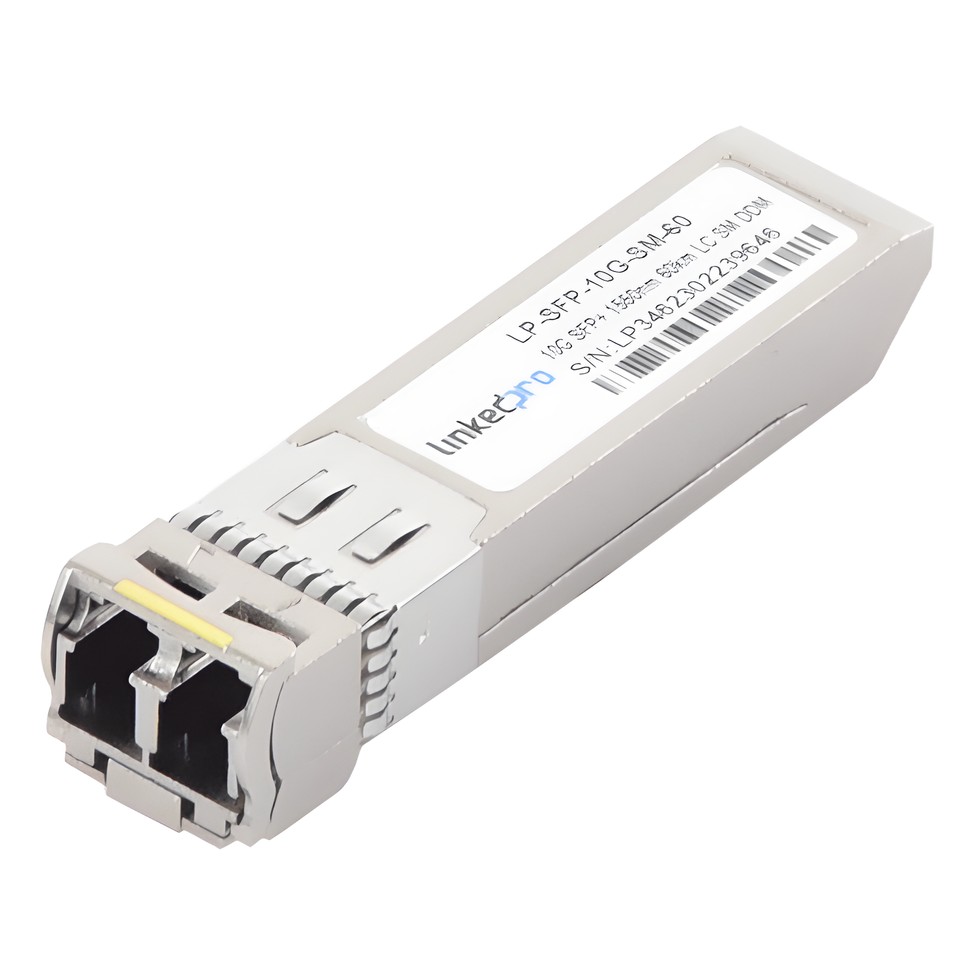 Transceptor Óptico SFP+ / Monomodo 10 Gbps / 1550 nm / Alcance 60 km (196.8 ft) / LC/UPC Dúplex / DDM / Hot-Pluggable — LINKEDPRO BY EPCOM · SKU LP-SFP-10G-SM-60