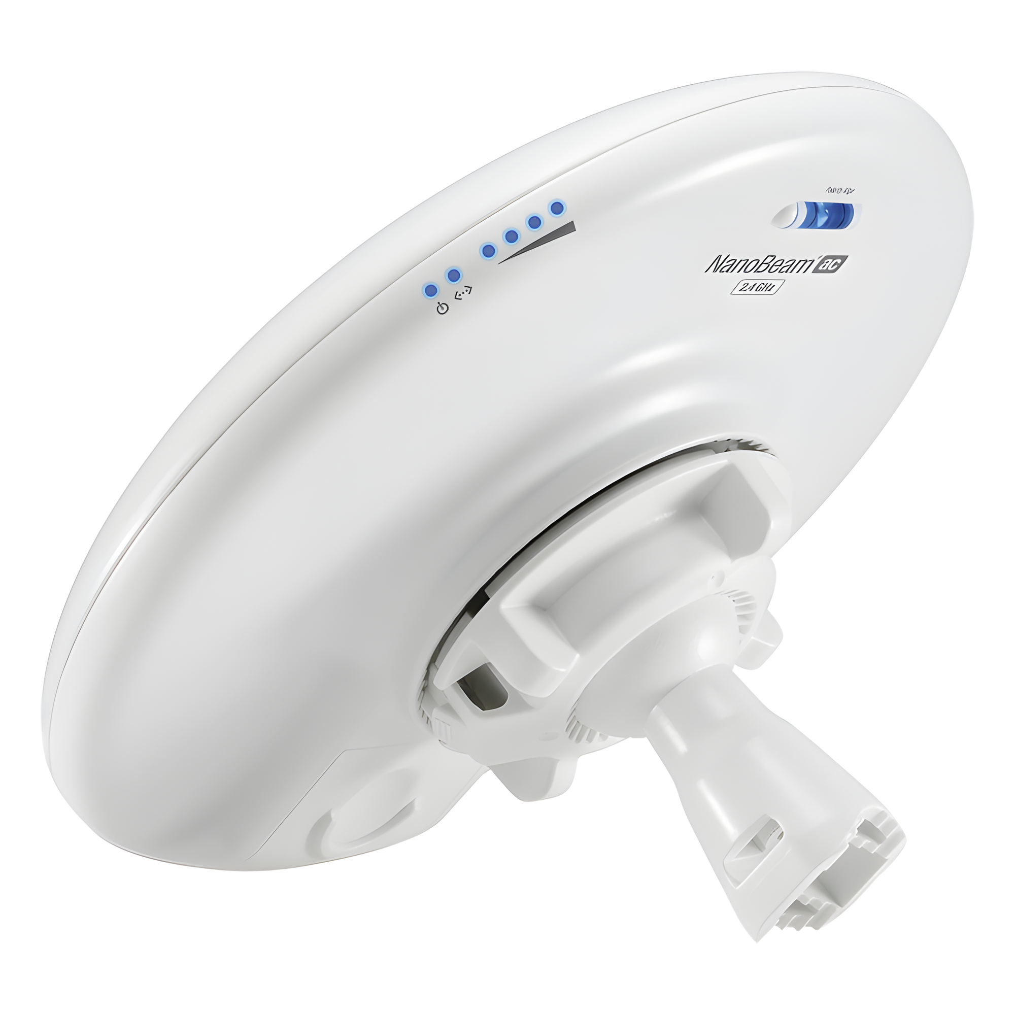 NanoBeam airMAX AC CPE hasta 330 Mbps, 2 GHz (2412 - 2472 MHz) con antena integrada de 13 dBi