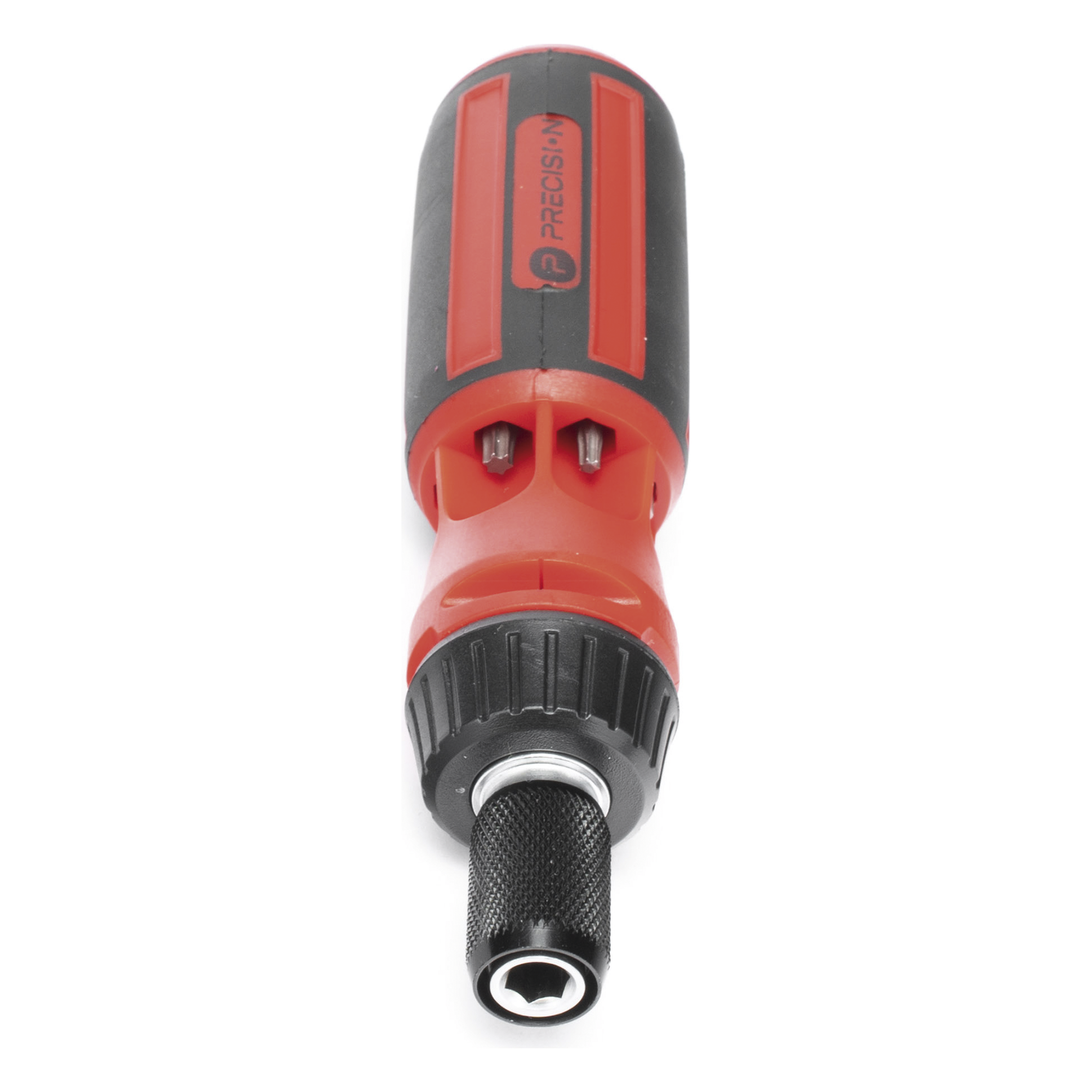 Desarmador 6 en 1 con Mango de Agarre Plástico (Torx #10 y #20, Hexagonal #5, PH0, PH2, Plana #5) 