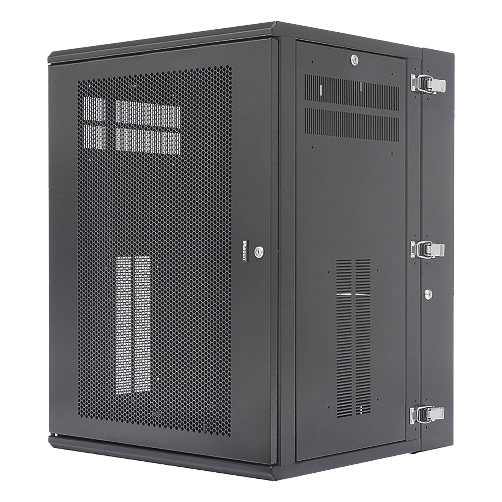 Gabinete de Montaje en Pared / 18 UR / 19 in / Puerta Ventilada / 635mm Profundidad / 2.08 x 2.83 x 2.08 ft — PANDUIT · SKU PZWMC18P