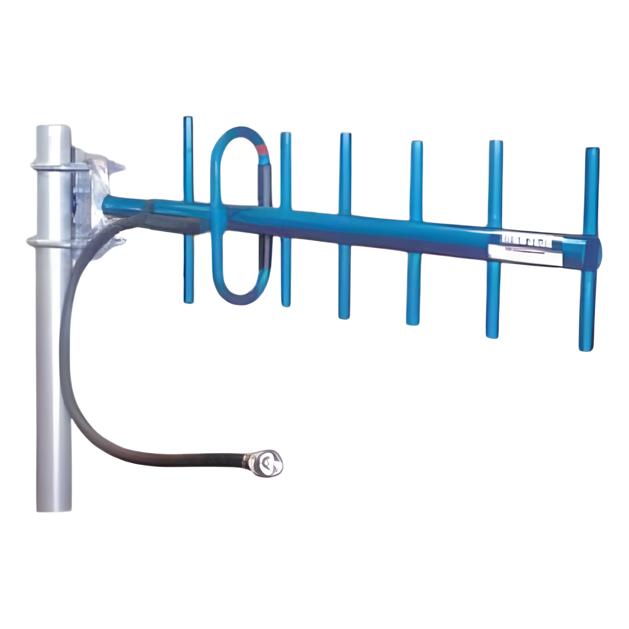 Antena Base Direccional Yagi / 7 Elementos / 890-960 MHz / 10 dBd / 23.75 pies / Resistencia Viento 125 mph — PCTEL · SKU BMYD890K