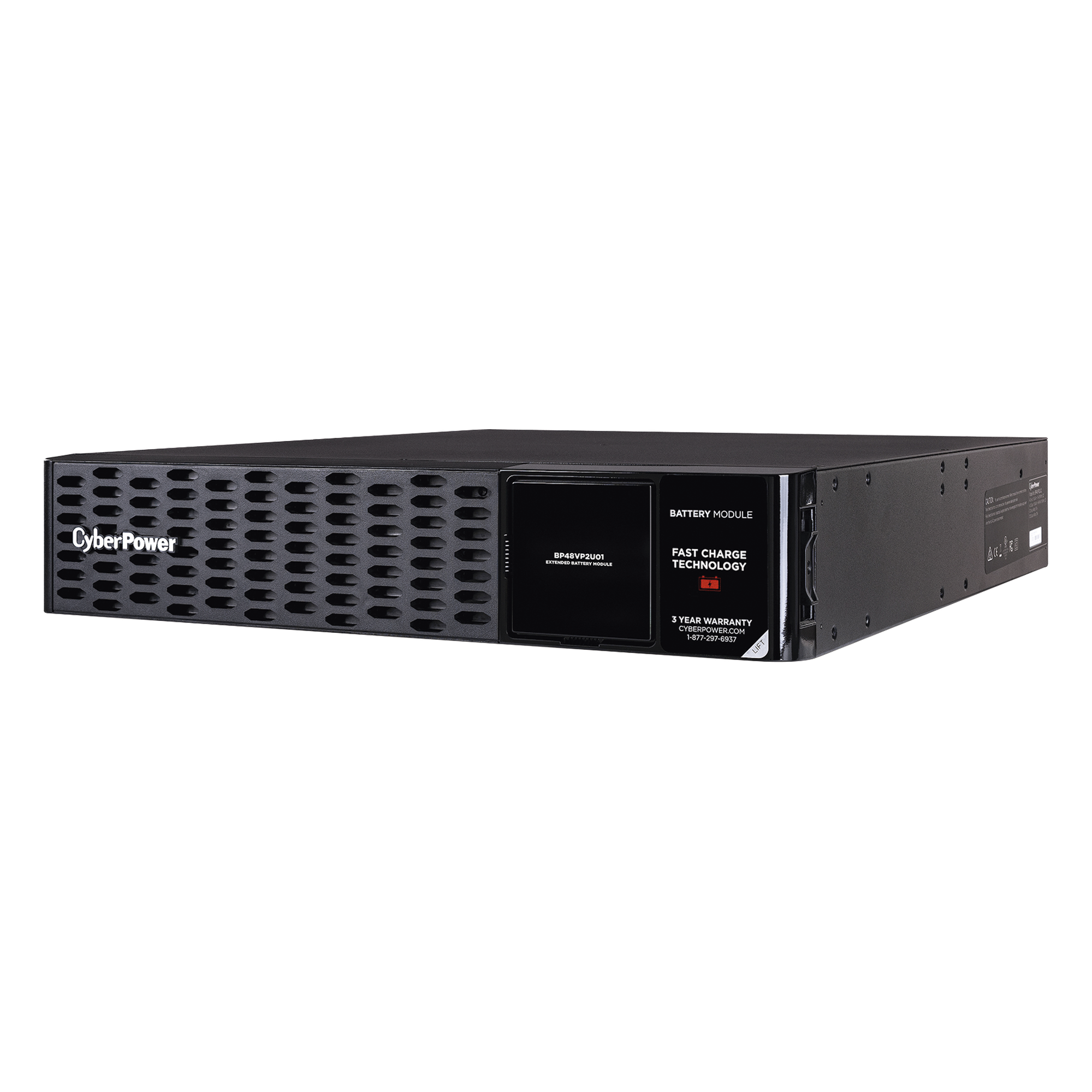 Módulo de Baterías Externas / 48V / 60A / 8 Baterías 12V 7Ah / Intercambiables en Caliente / Carga Directa