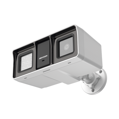 [Dual Light + ColorVu] Bala TURBOHD 3K (5 Megapixel) / Lente 2.8 mm / 60 mts IR + 60 mts Luz Blanca / Gran Angular 104.9° / Exterior IP67 / Micrófono Integrado / dWDR / 4 Tecnologías