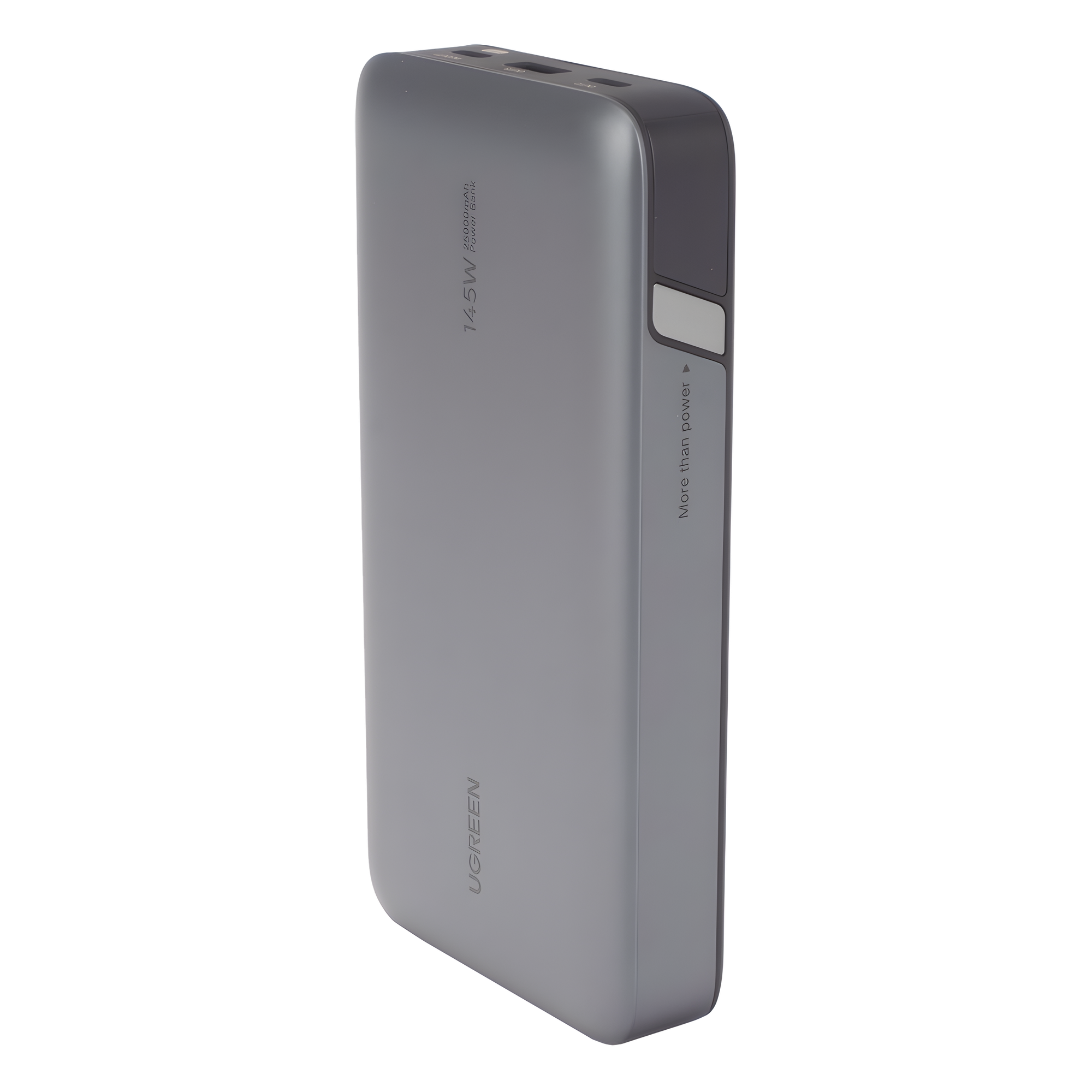 Power Bank / 25000mAh / 145W Max. / 3 Puertos USB / PD 3.0 / QC 3.0 / Pantalla Inteligente / Carcasa Ignífuga
