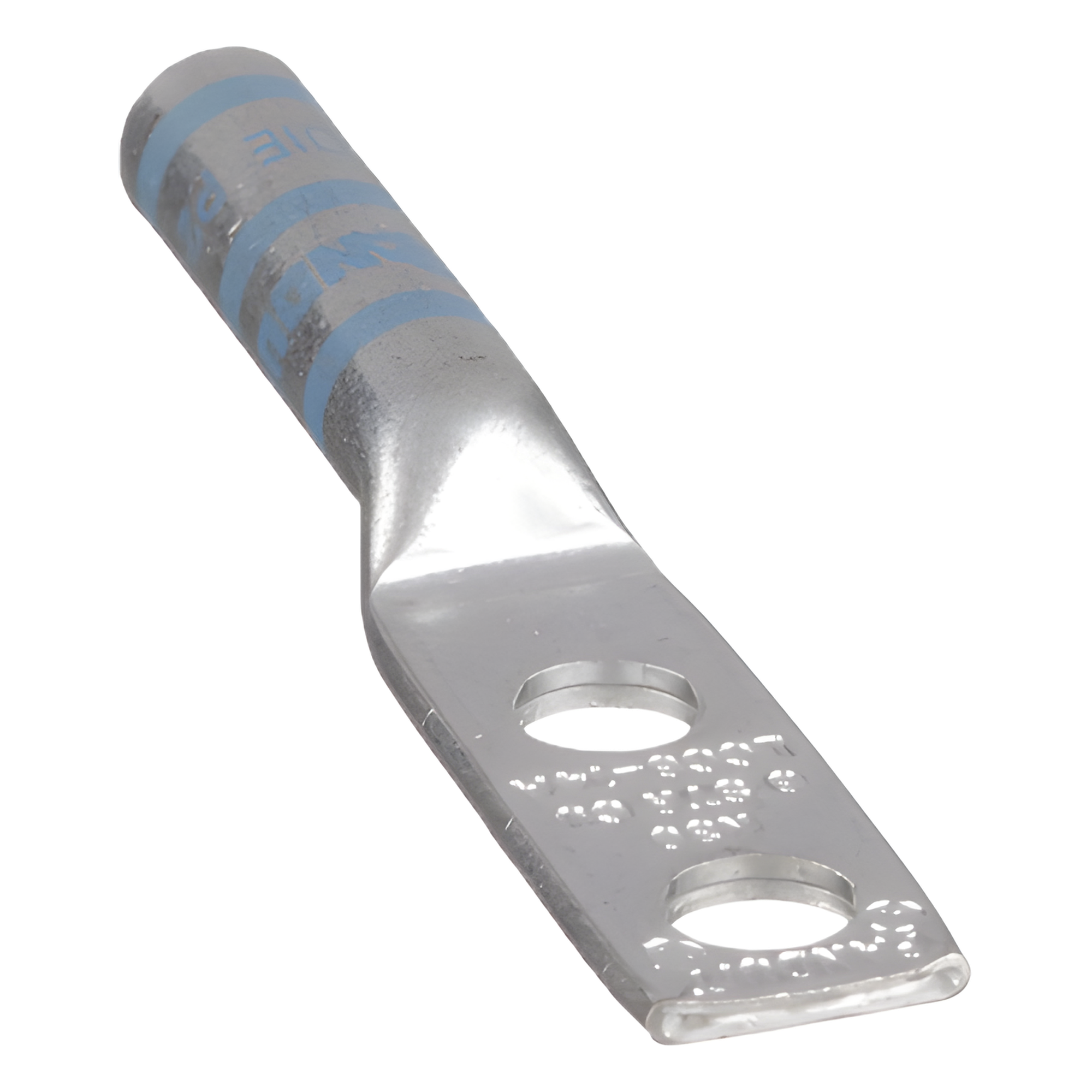 Conector de Compresión de Cobre / Calibre 6 AWG / Doble Barreno 1/4" / Espaciado 16 mm / Tambor Largo / 35 kV — PANDUIT · SKU LCC6-14A-L