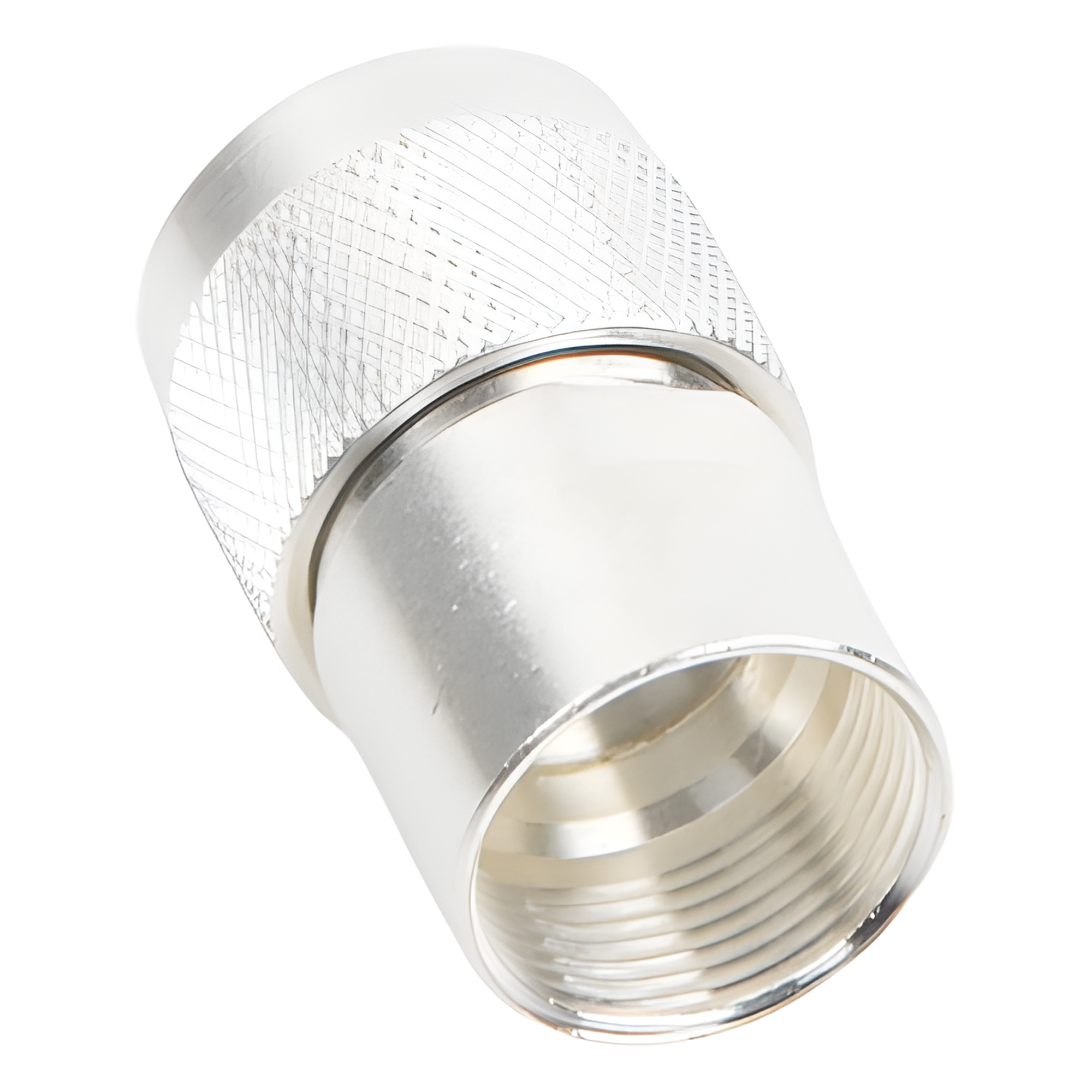 Conector Coaxial N Macho / Rosca / Cables LMR-400, 9913, RG8/U-SYS / Cuerpo Bronce Plateado / Contacto Oro / Aislante Teflón